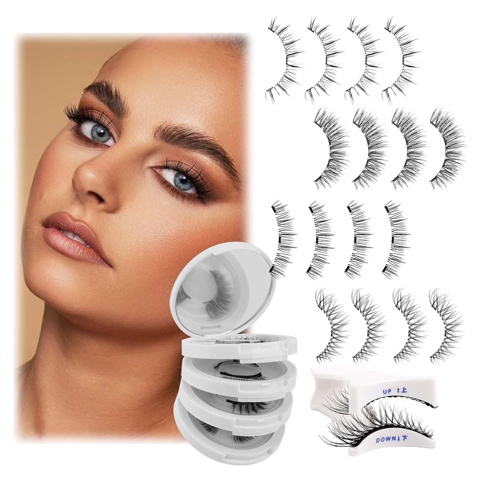 Pestañas Magnéticas FADLASH Reutilizables 4 Pares con Aplicador