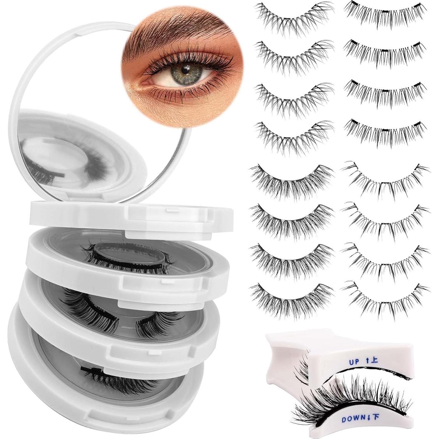 Pestañas Magnéticas FADLASH Reutilizables 4 Pares con Aplicador