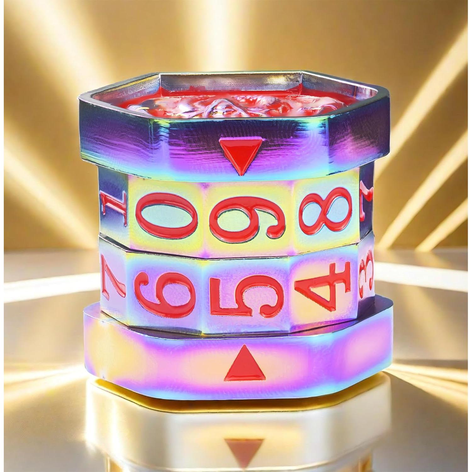 Contador de Vida MTG ALOBGHDC Metal Rojo Doble Anillo 0-99