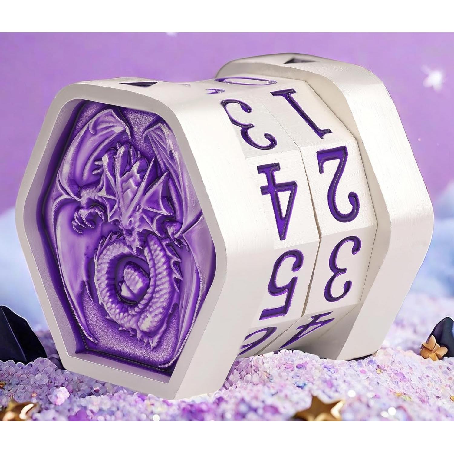 Contador de Vida MTG ALOBGHDC Metal Doble Cara 0-99