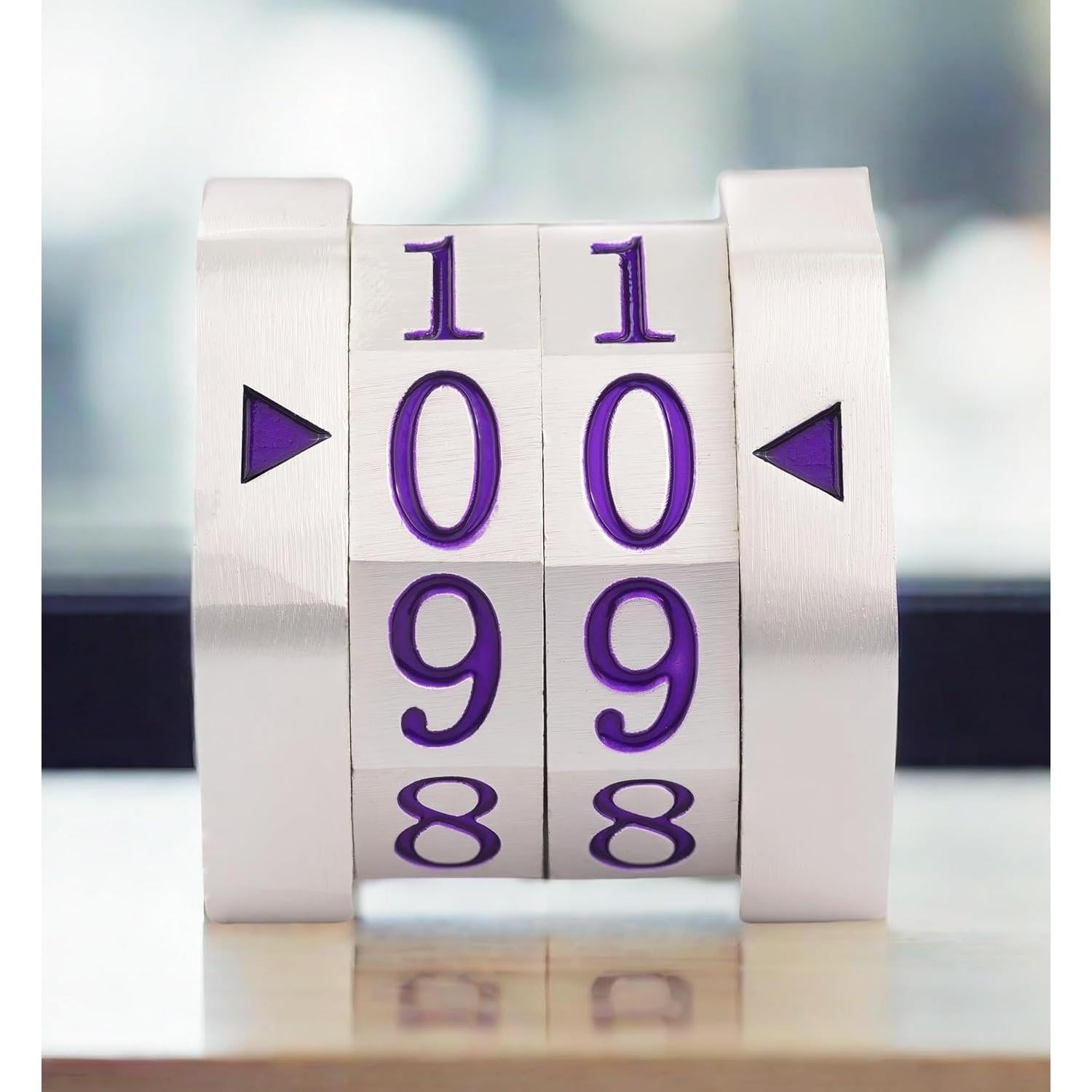 Contador de Vida MTG ALOBGHDC Metal Doble Cara 0-99