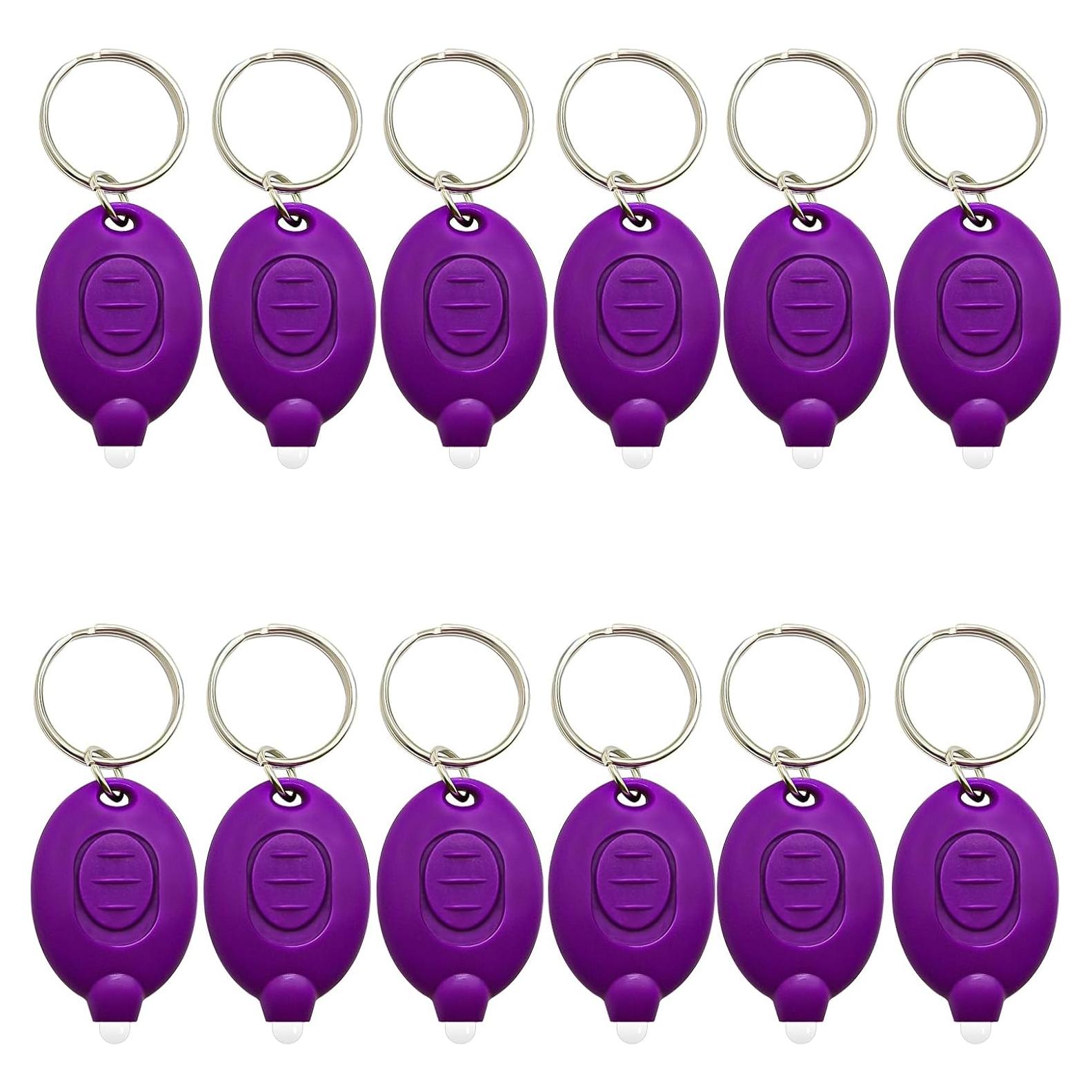 Mini Linterna UV de Llavero KLUMUKE 12PCS Luz LED 395nm