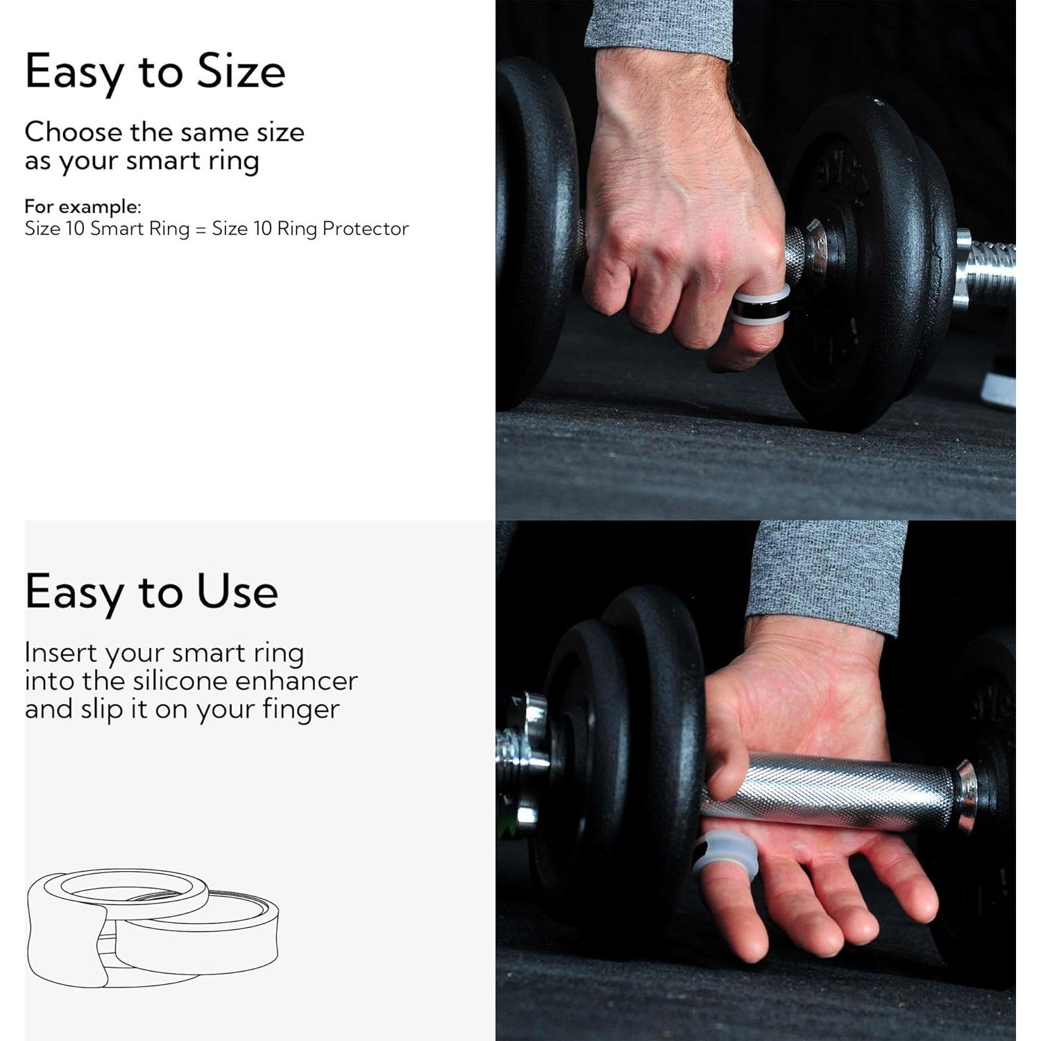 Rinfit Anillo Protector de Silicona SportFit Tamaño 6 Mate