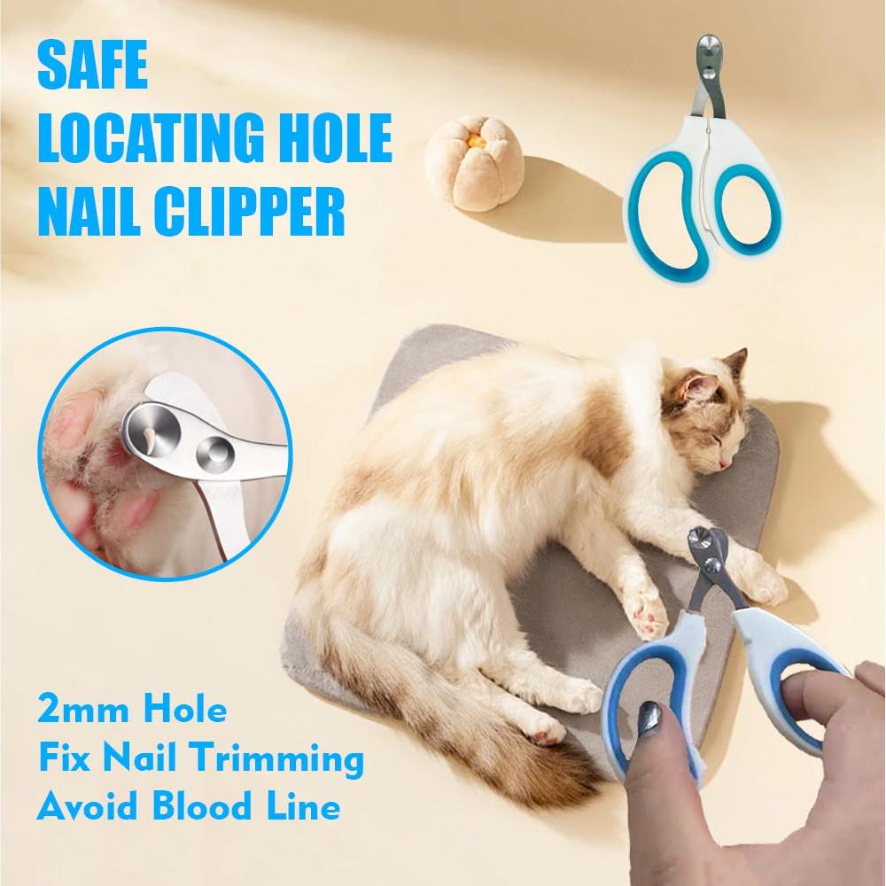 Kit de Cepillos para Gatos ONEZYE - 5 Piezas Azul