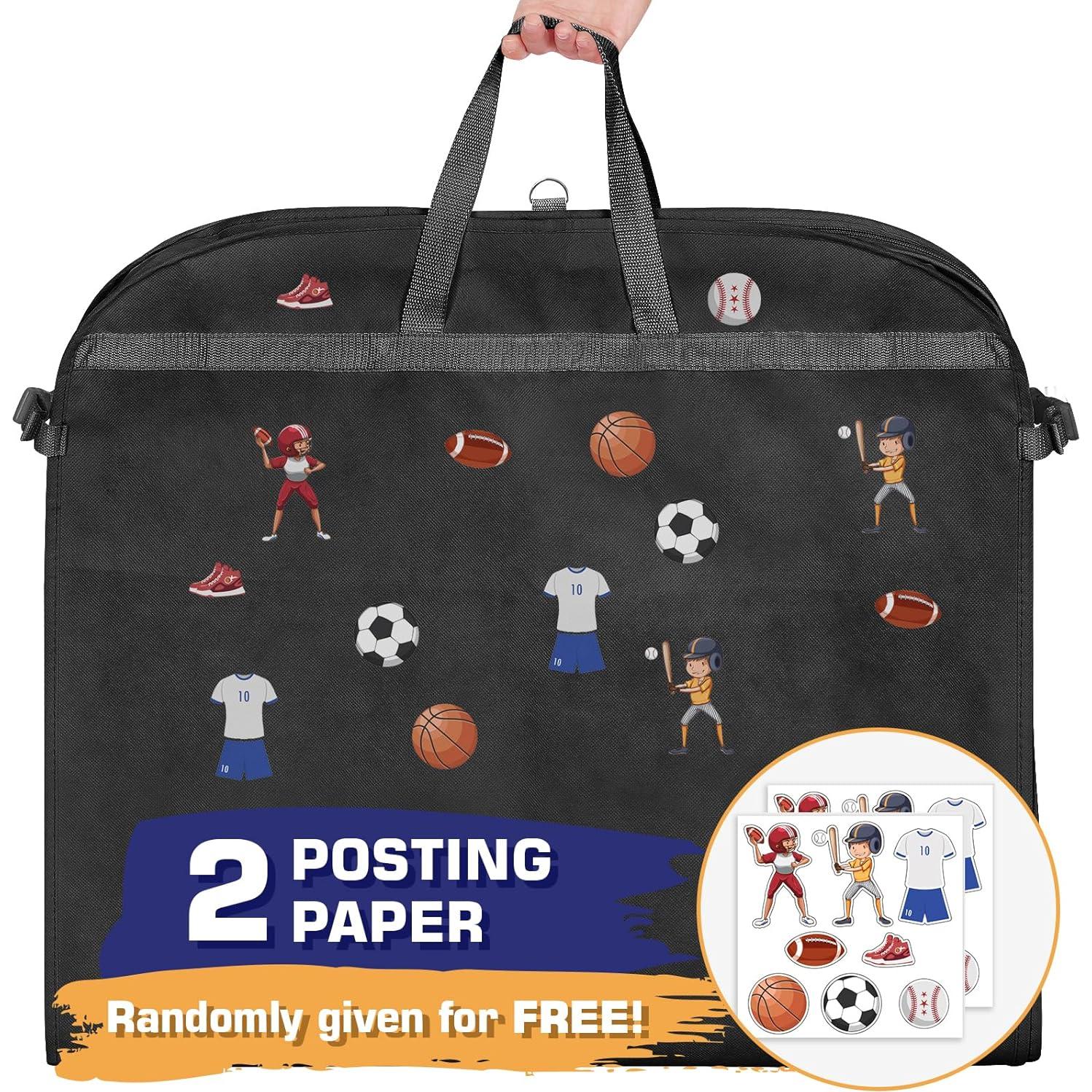 Bolsa de Traje de Danza Univivi 50 Pulgadas Negra con Bolsillos