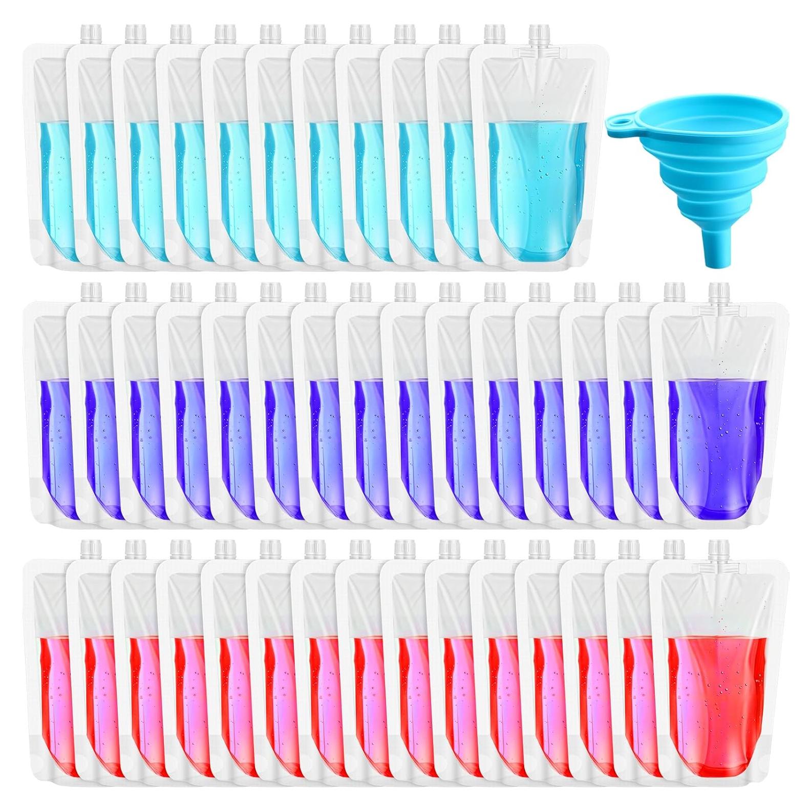 Bolsas de Jugo Reutilizables Patelai 50 Piezas 32 oz