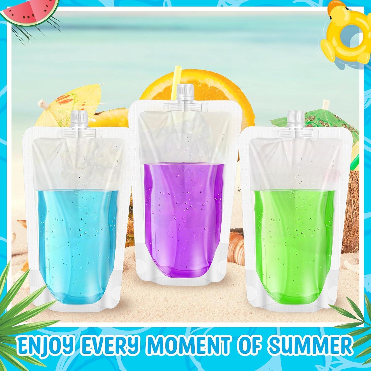 Bolsas de Jugo Reutilizables Patelai 50 Piezas 32 oz