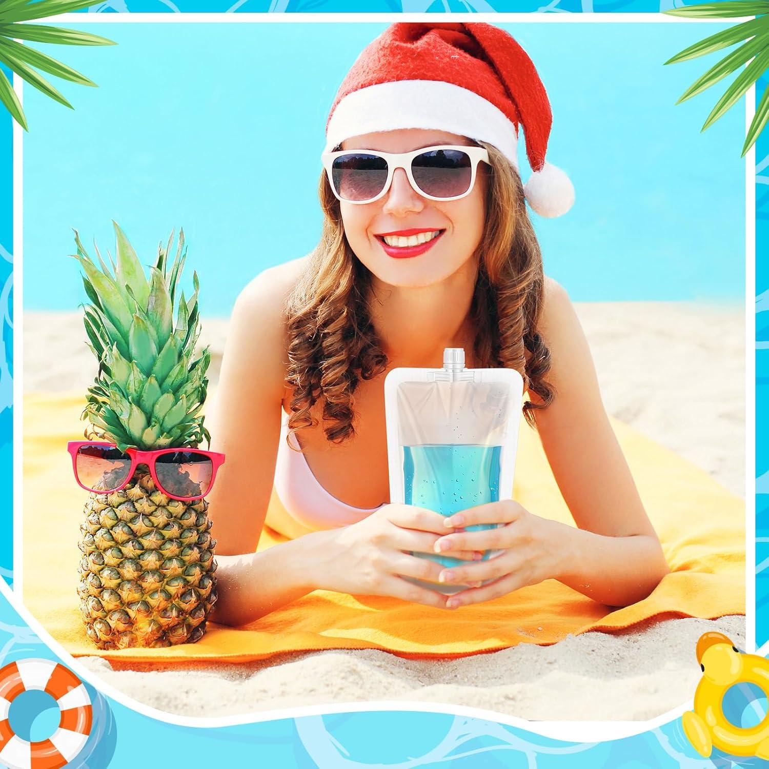 Bolsas de Jugo Reutilizables Patelai 50 Piezas 32 oz