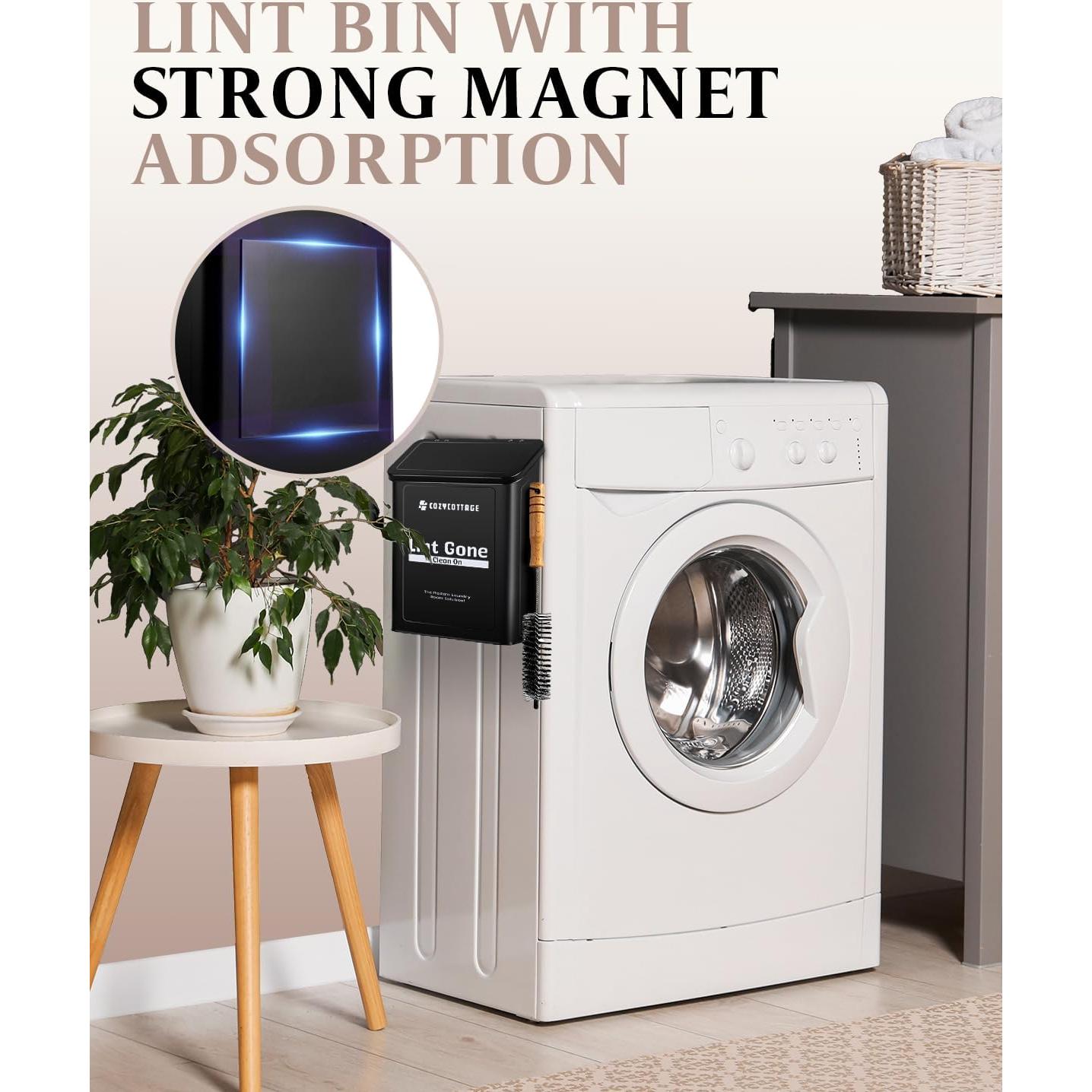 Contenedor Magnético de Pelusa COZYCOTTAGE 10L Negro