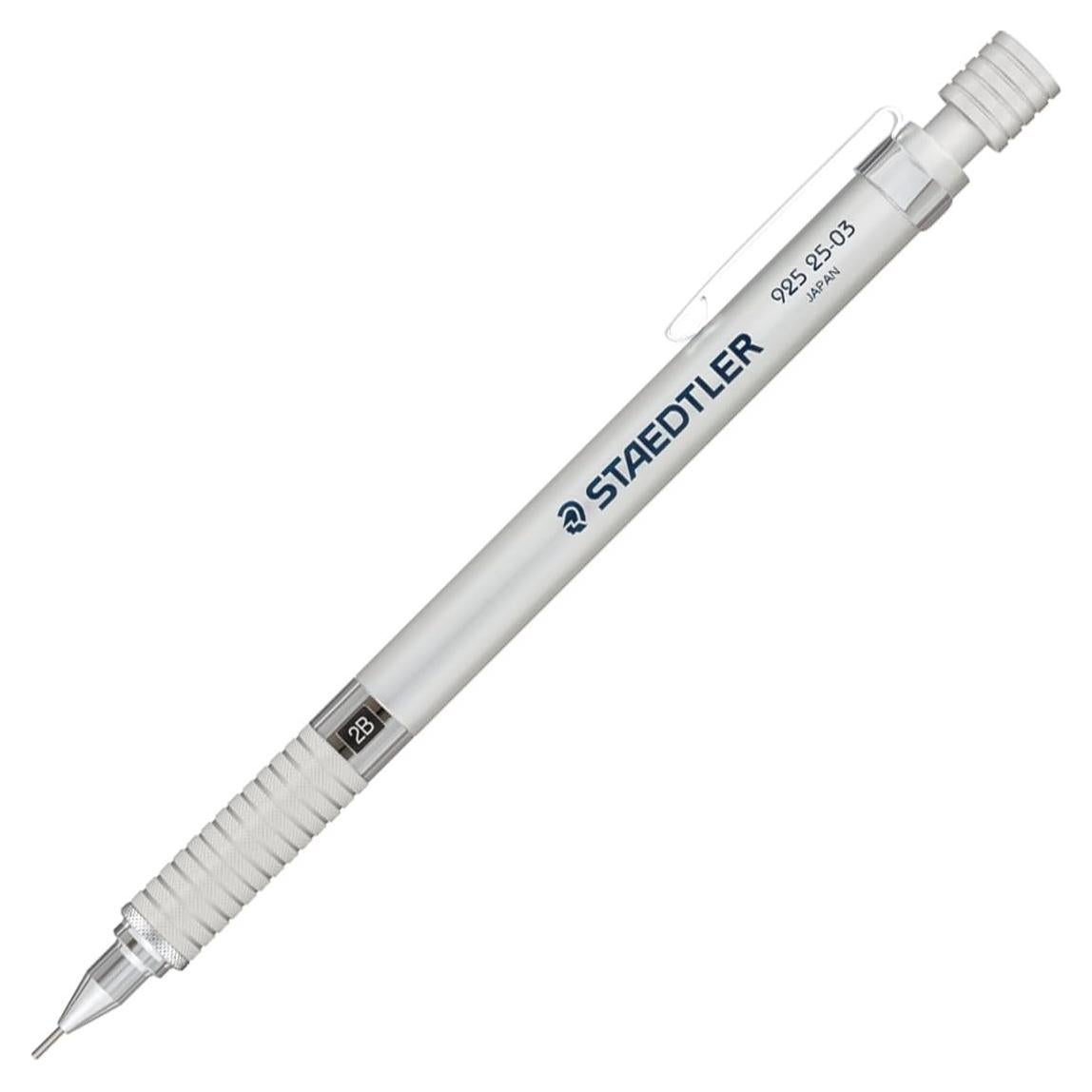 Lápiz Mecánico Staedtler 0.3mm Plata Retráctil