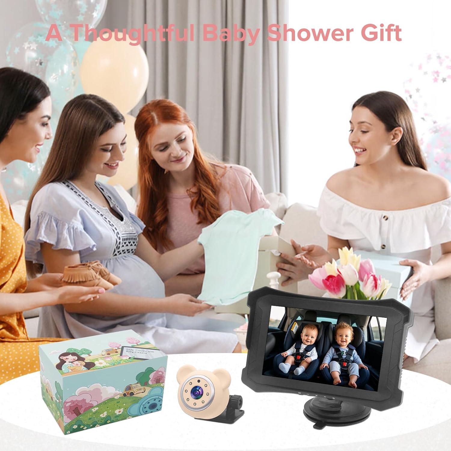 Cámara de coche para bebés VSSTECH con visión nocturna 5"