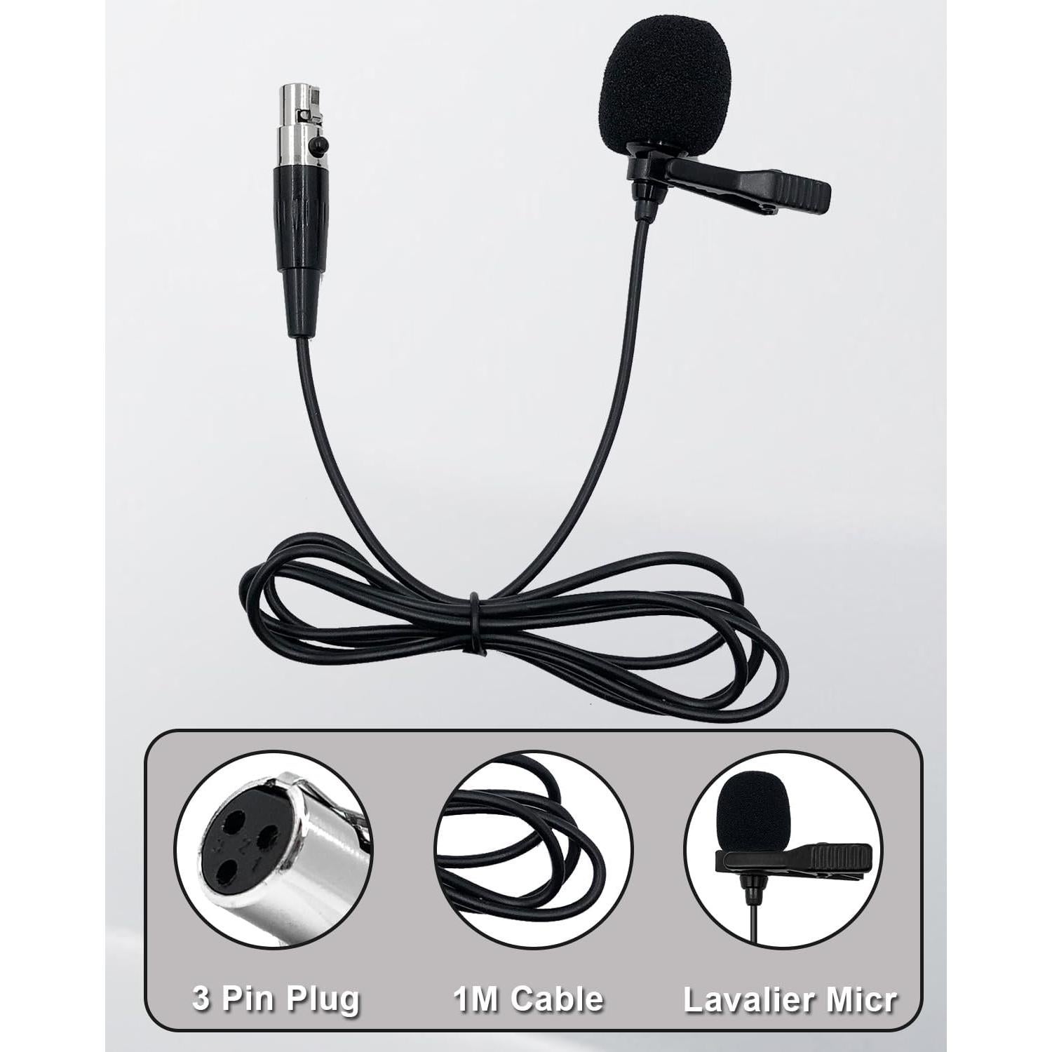 Micrófono Lavalier NewTH Mini XLR para AKG - Unidireccional