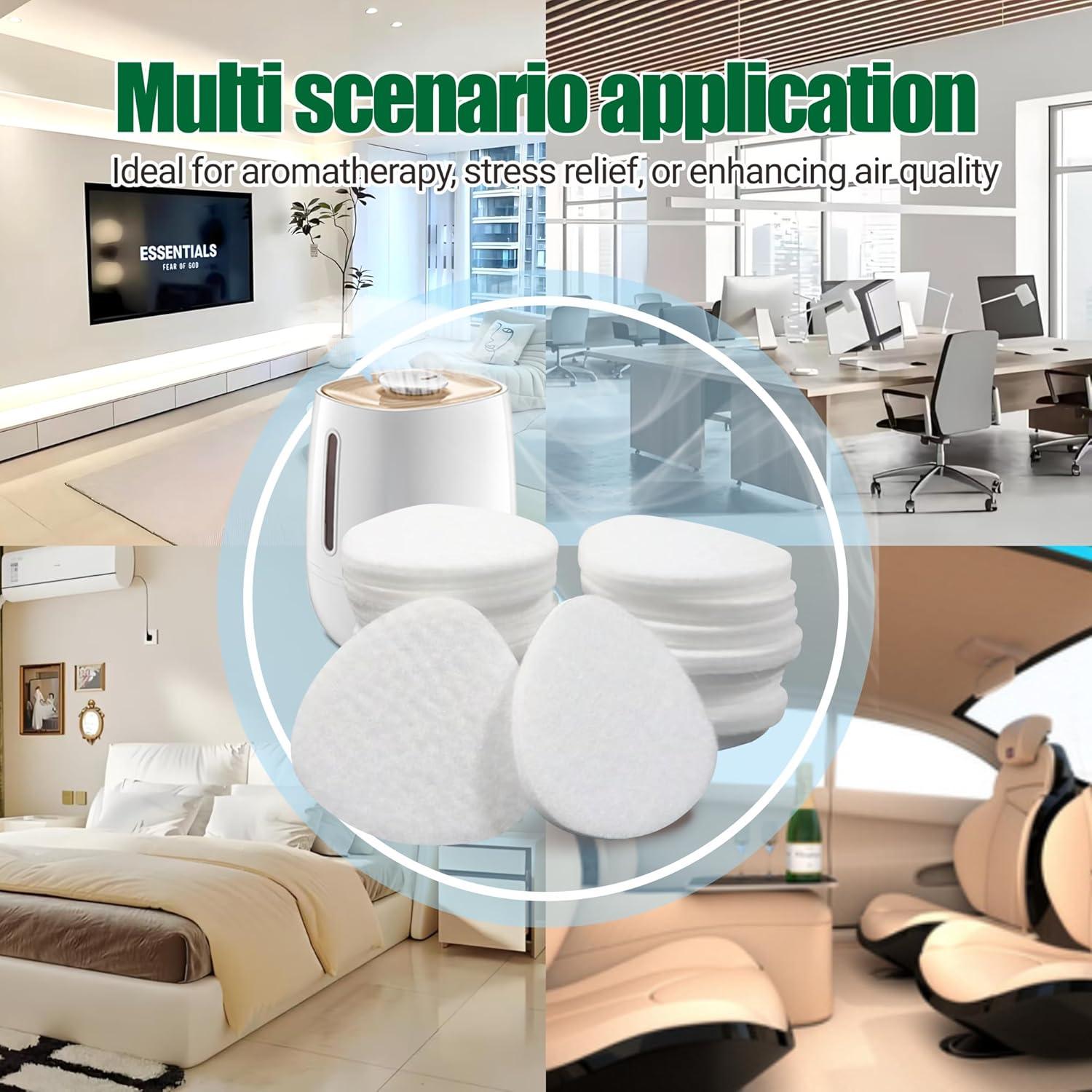 60 Almohadillas de Repuesto Microfibra Homedics para Difusores