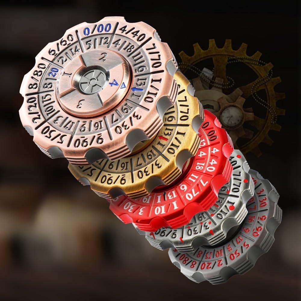 Dados DND 7-en-1 y Spinner de Estrés Aiyouyue