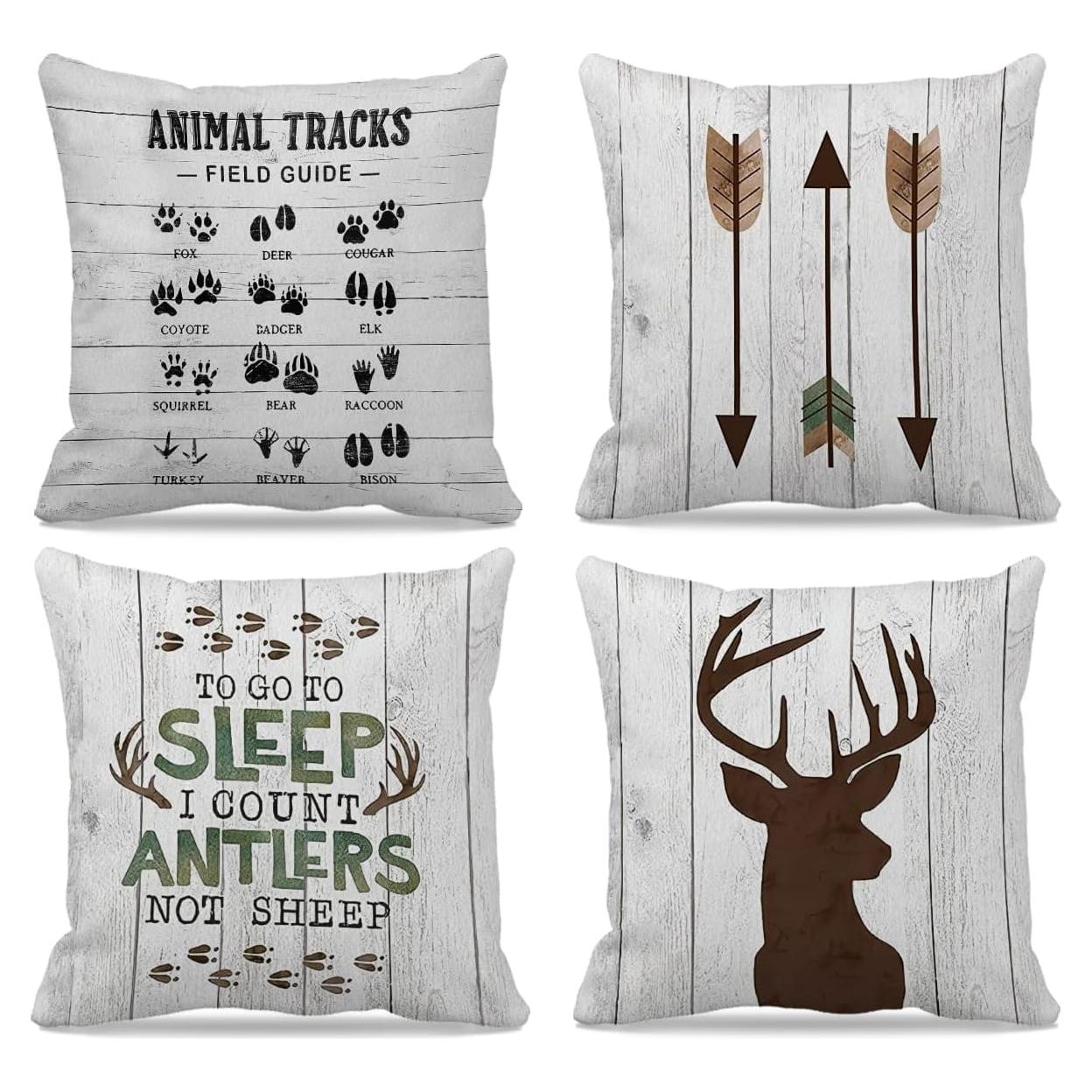Fundas de Almohada Decorativas GICHUGI 45x45 cm Set de 4