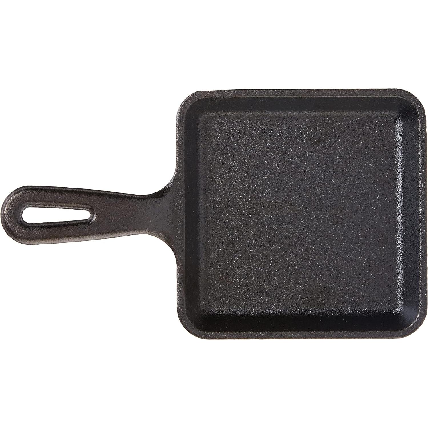 Sartén Cuadrada de Hierro Fundido Lodge 14 cm Pre-Sazonada