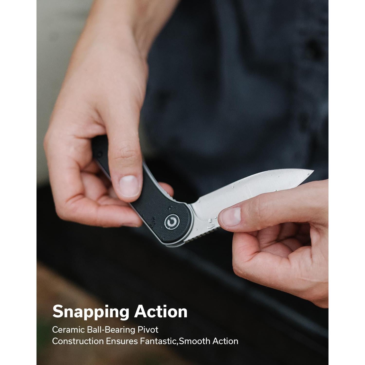 Cuchillo de Bolsillo CIVIVI Elementum C907A Negro 7.51 cm