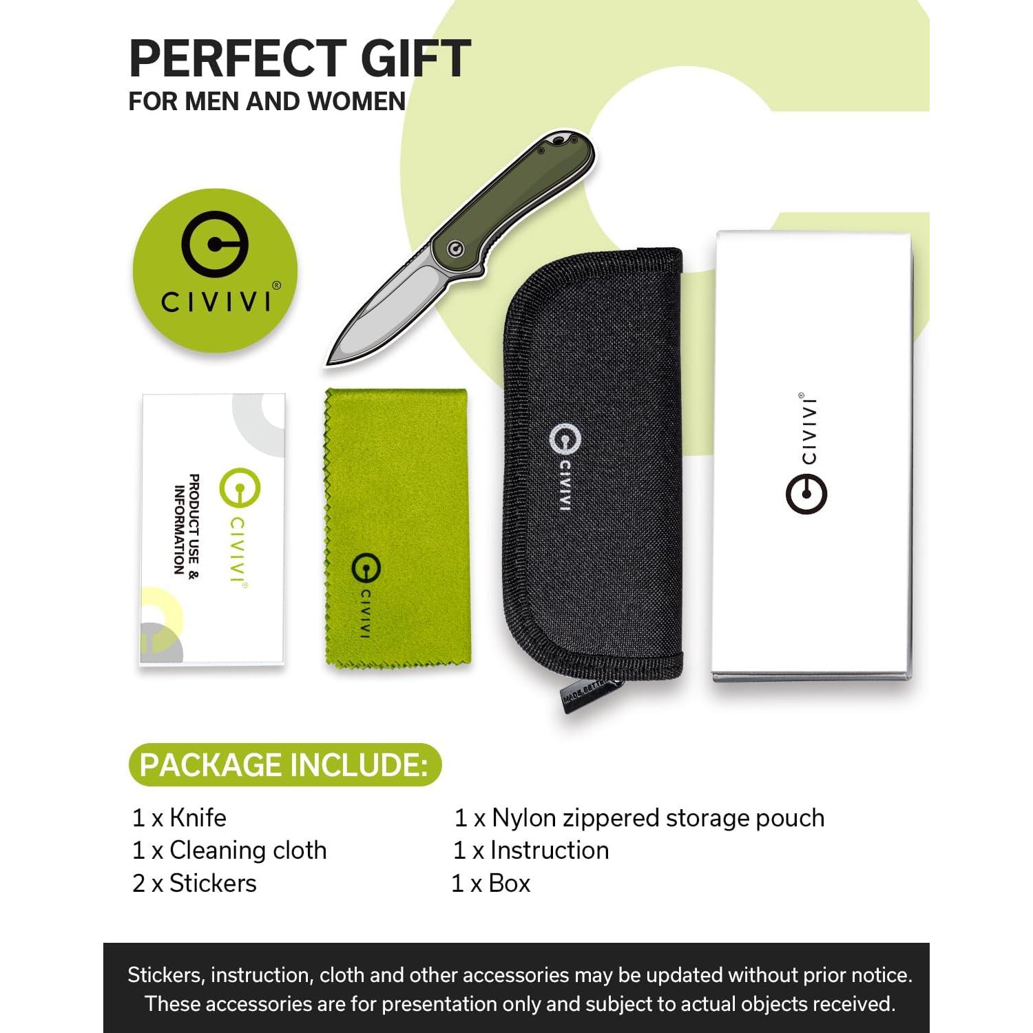 Cuchillo de Bolsillo CIVIVI Elementum C907A Negro 7.51 cm