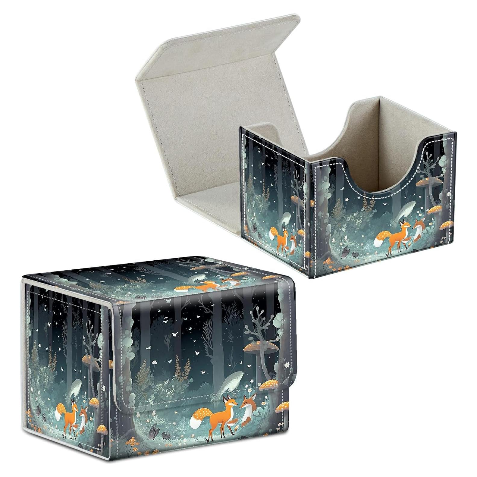 Caja de Cartas BFDHGQZC para MTG 200+ Cartas Zorros Hongos