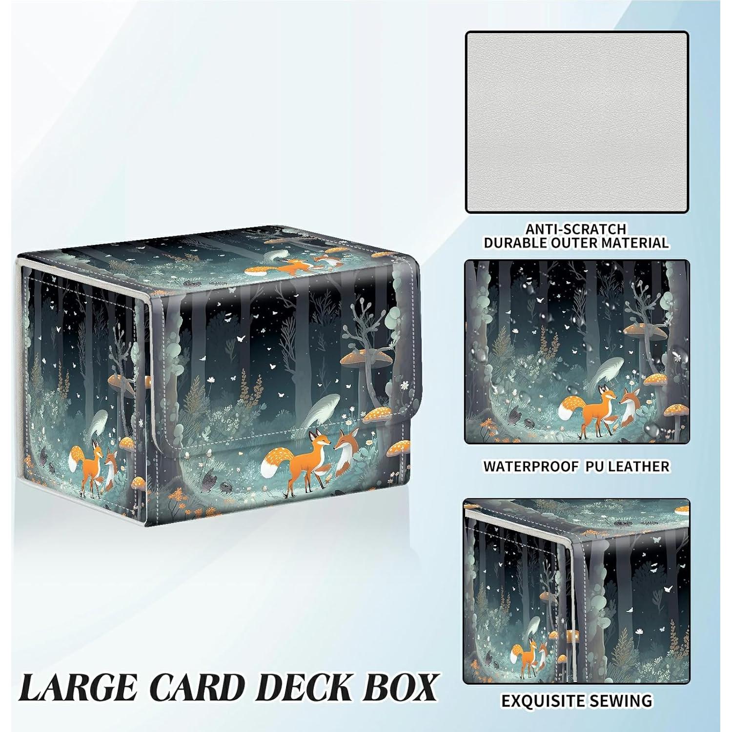 Caja de Cartas BFDHGQZC para MTG 200+ Cartas Zorros Hongos