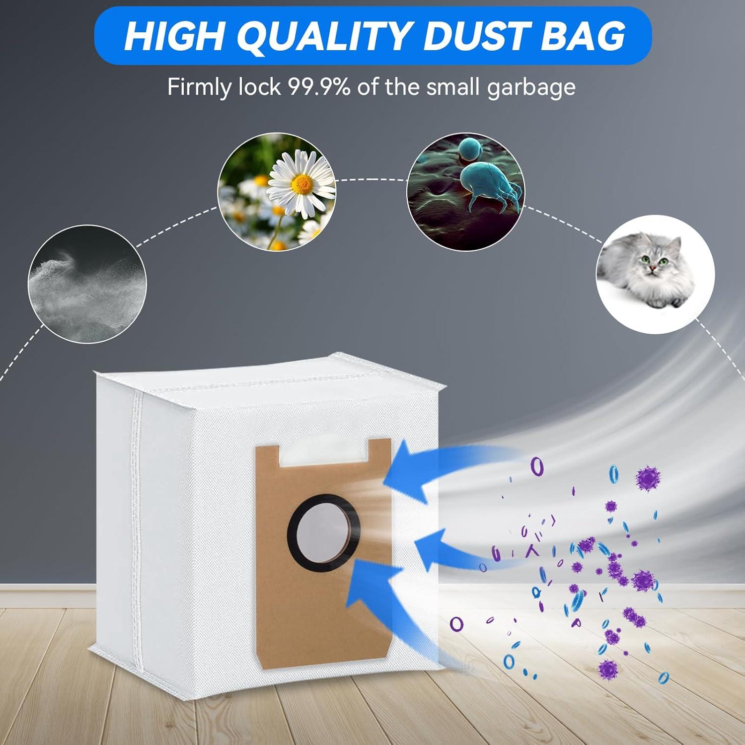 Bolsas de polvo desechables JoaSinc para AIRROBO T20+ (8 piezas)