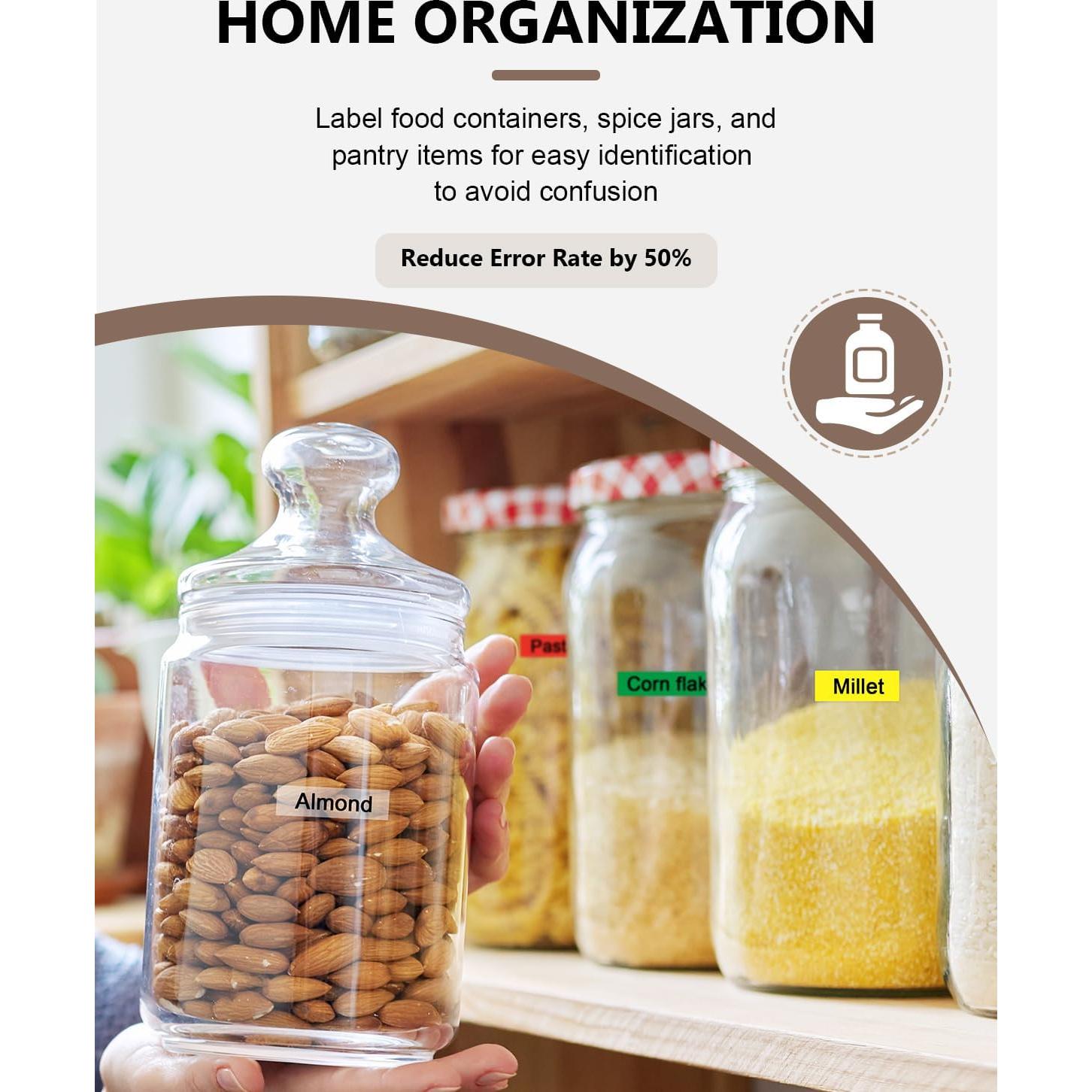 Paquete de 6 cintas de etiquetas 6mm XemaX colores variados