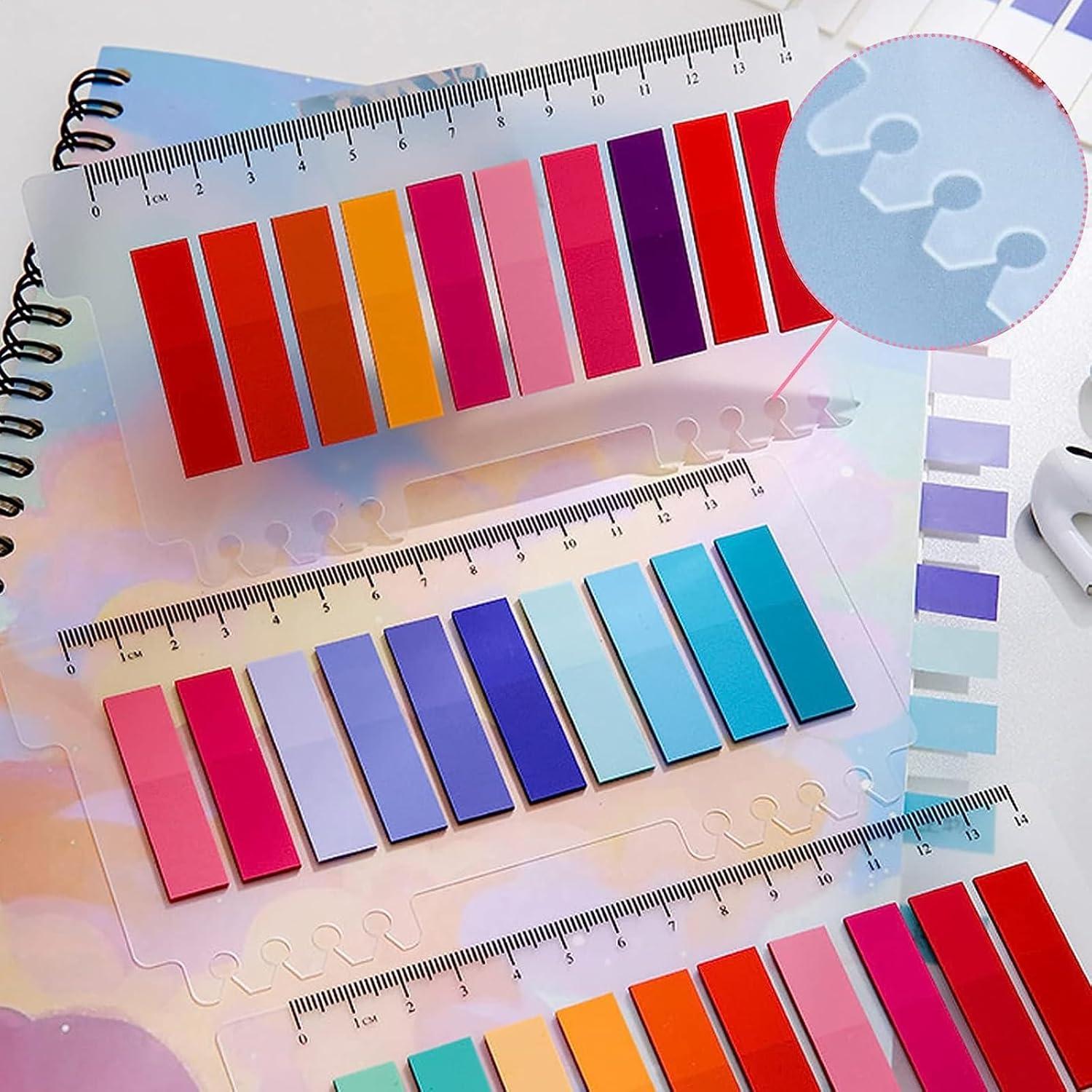 Pestañas Adhesivas Multicolores Newplenty 1600 Pcs 4.39x1.09 cm