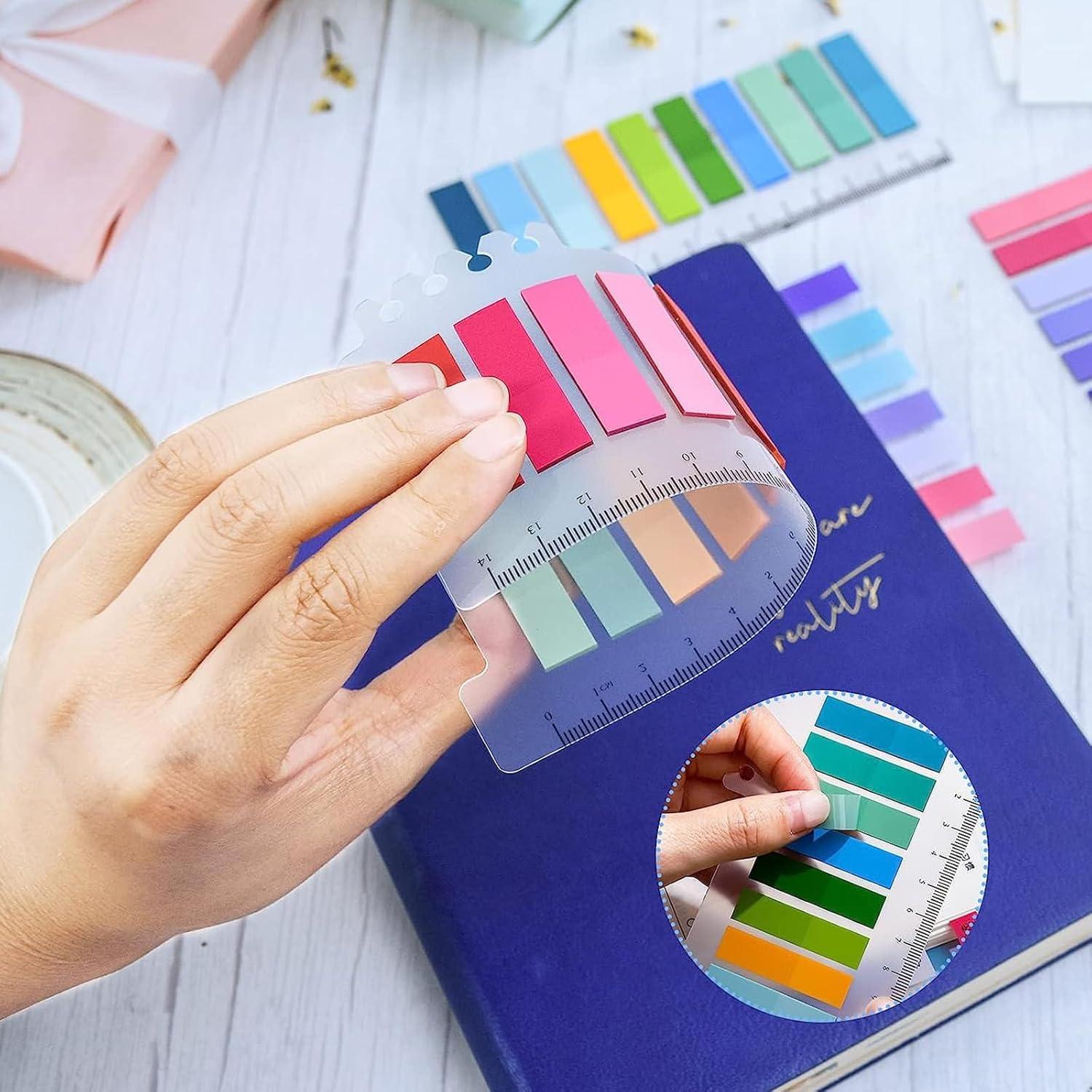 Pestañas Adhesivas Multicolores Newplenty 1600 Pcs 4.39x1.09 cm