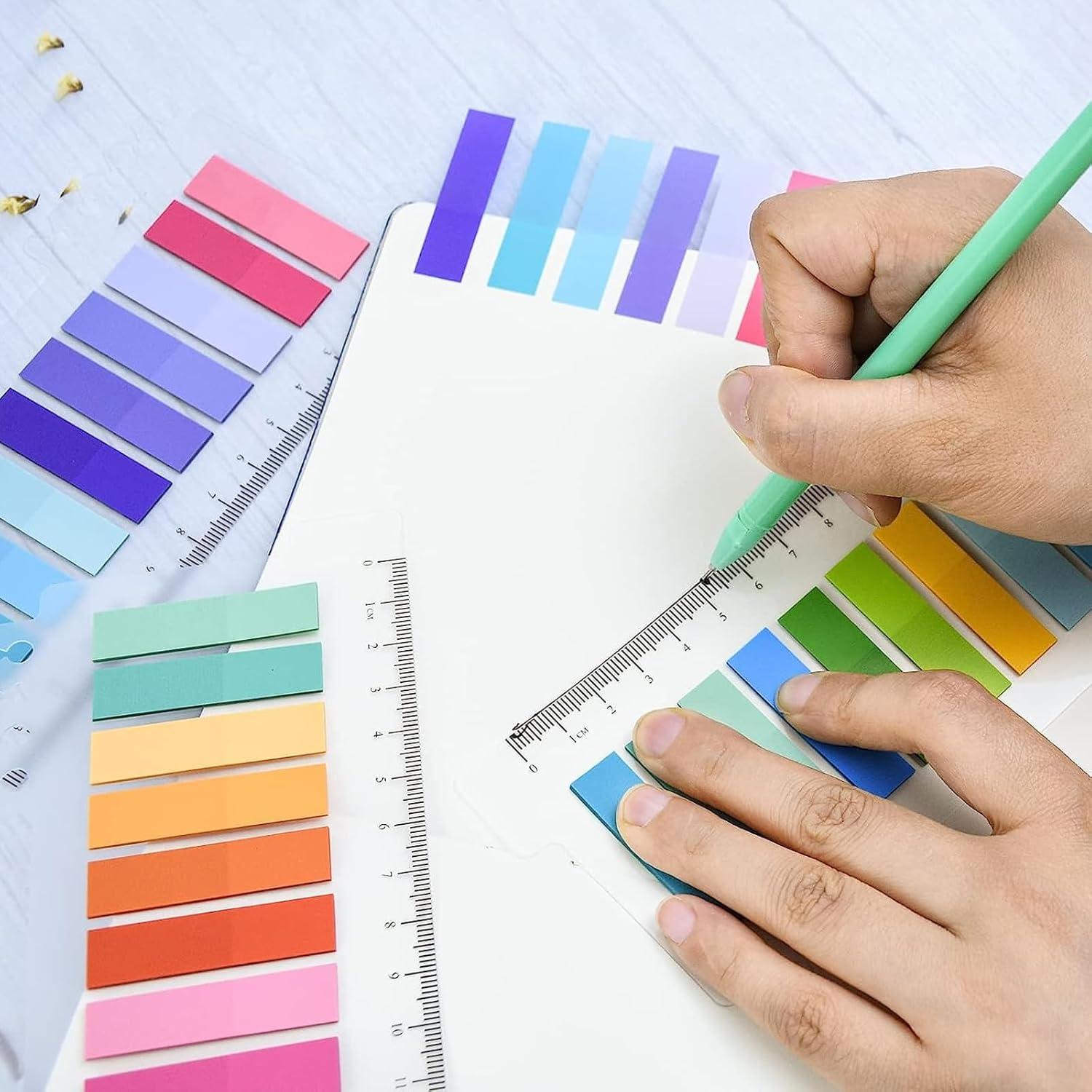 Pestañas Adhesivas Multicolores Newplenty 1600 Pcs 4.39x1.09 cm