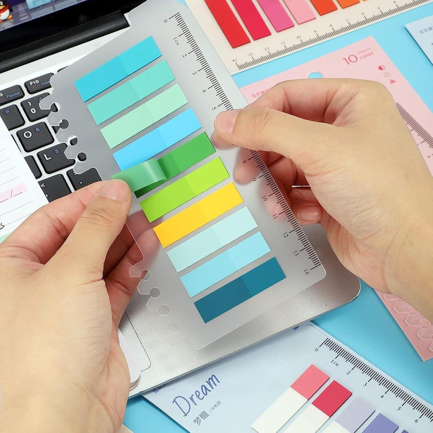 Pestañas Adhesivas Multicolores Newplenty 1600 Pcs 4.39x1.09 cm