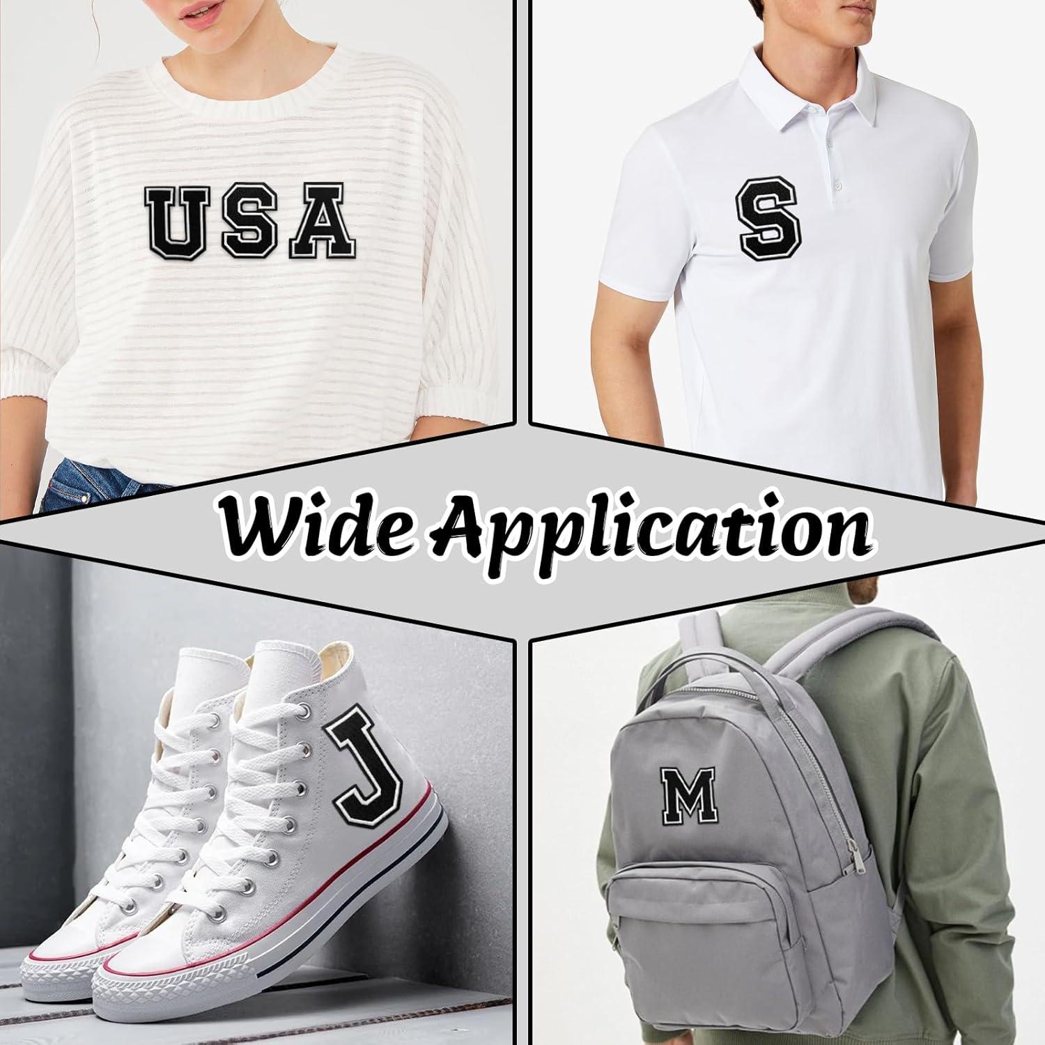 26 Piezas Parche de Letras Bordado Gleihow Negro