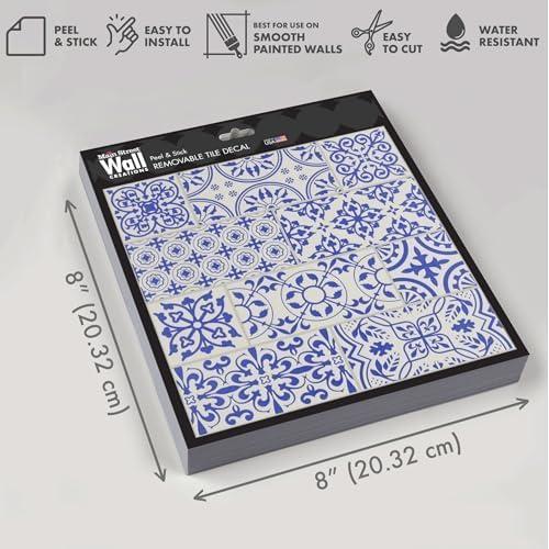 Paquete de 24 Azulejos de Papel Autoadhesivos Main Street 20x20 cm