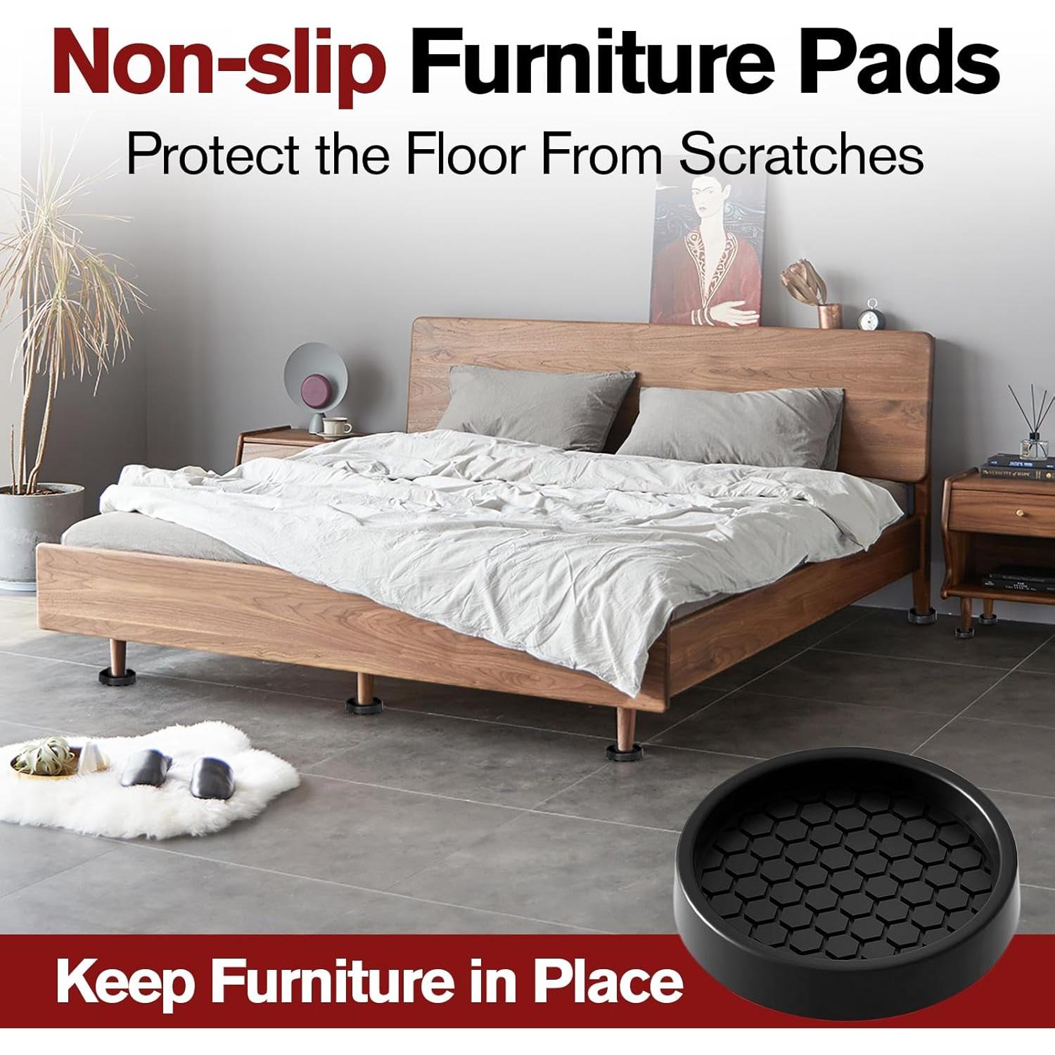 Almohadillas Antideslizantes para Muebles BOIVSHI 8 Pcs 5.08 cm