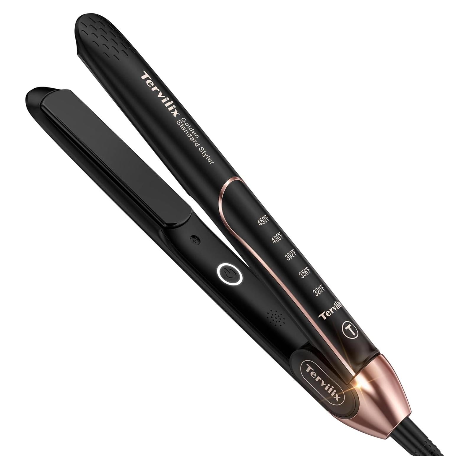 Plancha de Cabello Cerámica Terviiix 1'' 5 Temperaturas 450°F