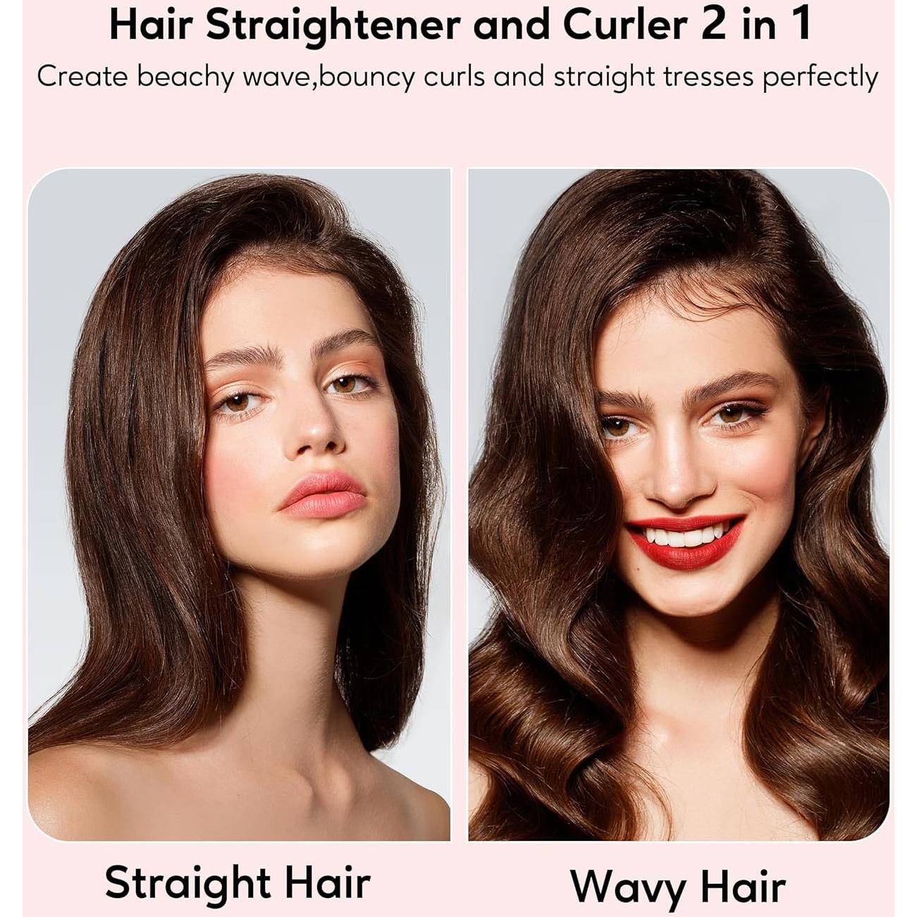 Plancha de Pelo Terviiix Titanio Rosa 1.75'' 5 Temperaturas