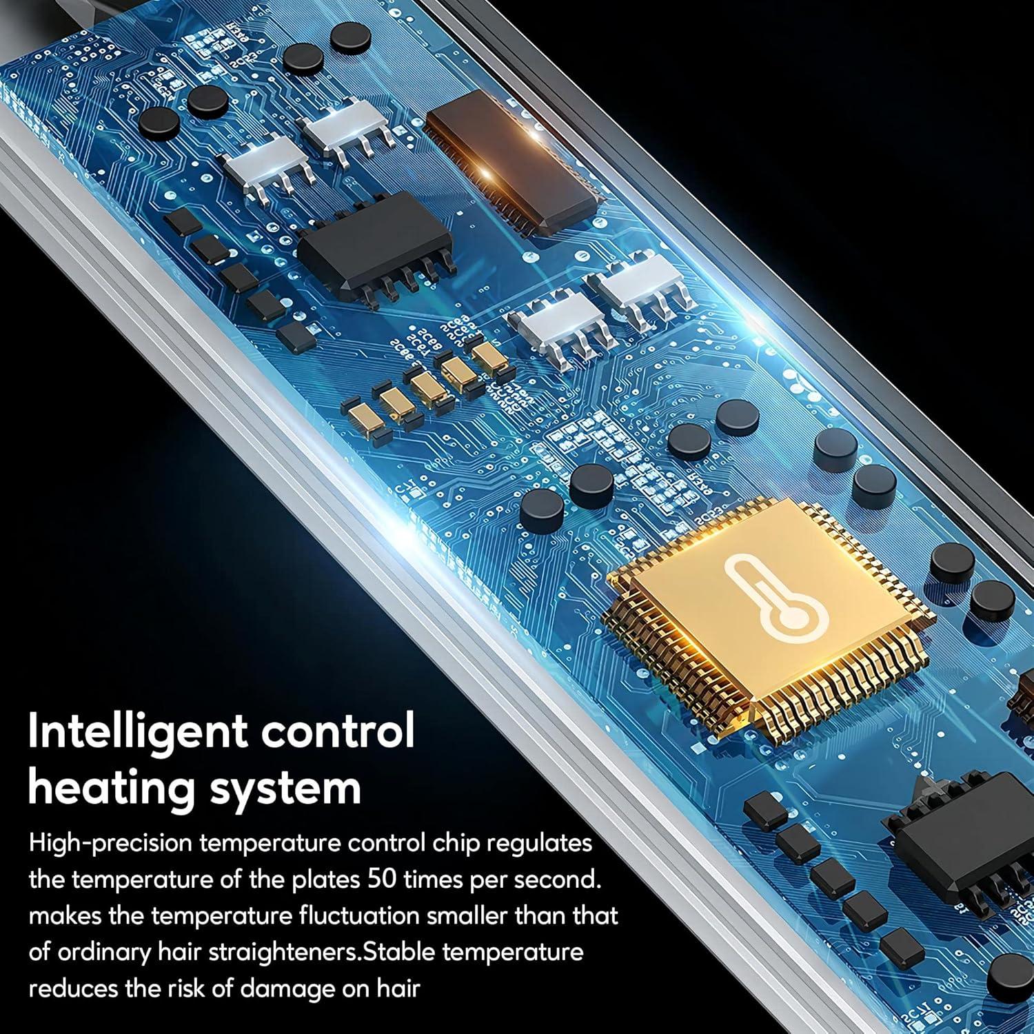 Plancha de Pelo Terviiix Titanio Rosa 1.75'' 5 Temperaturas