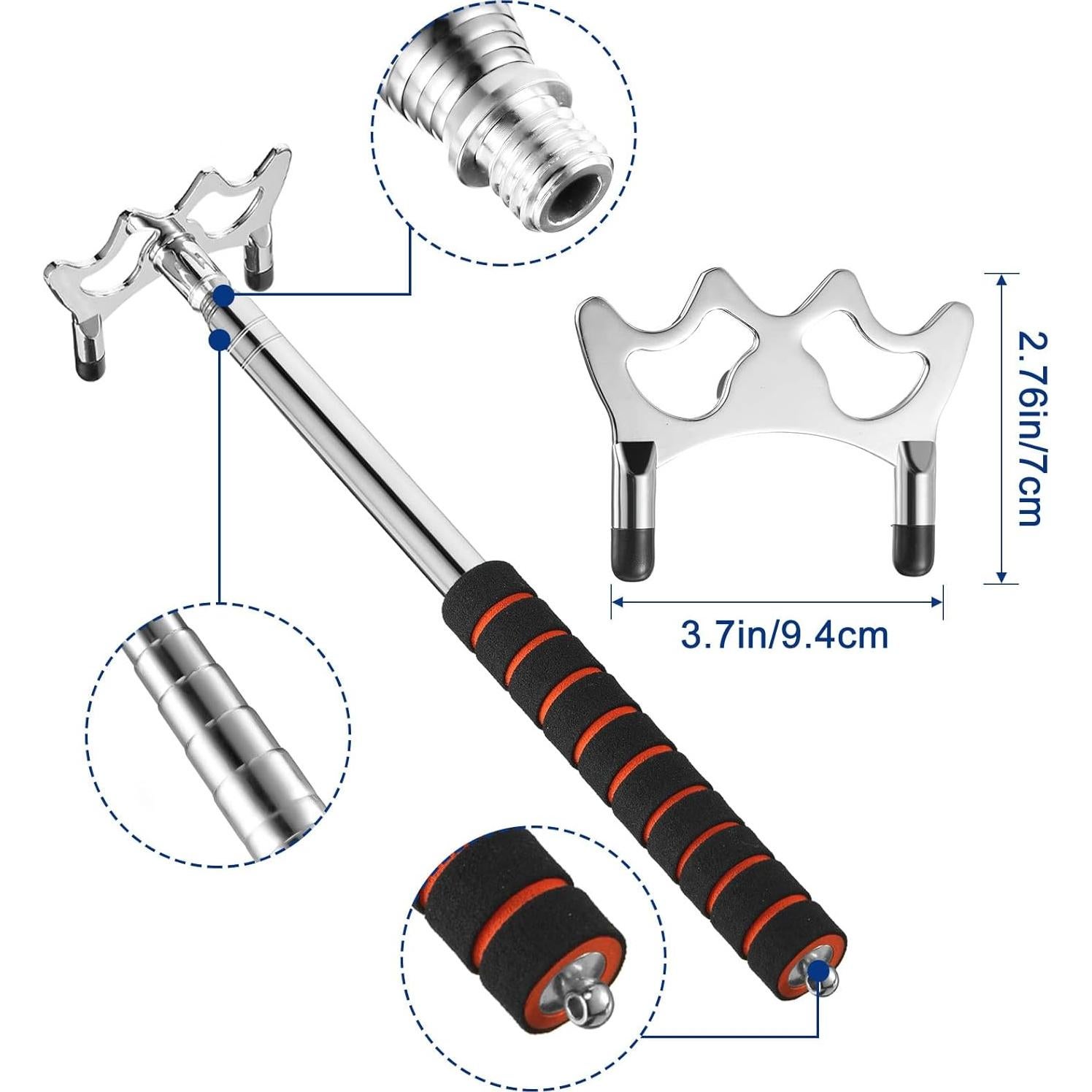 Puente Retráctil para Taco de Billar Skylety, 35-150 cm