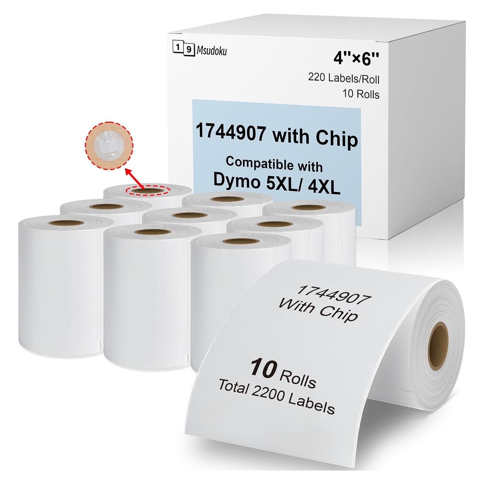 Etiquetas de Envío Térmica Directa Msudoku 4"x6" 2200 Unidades