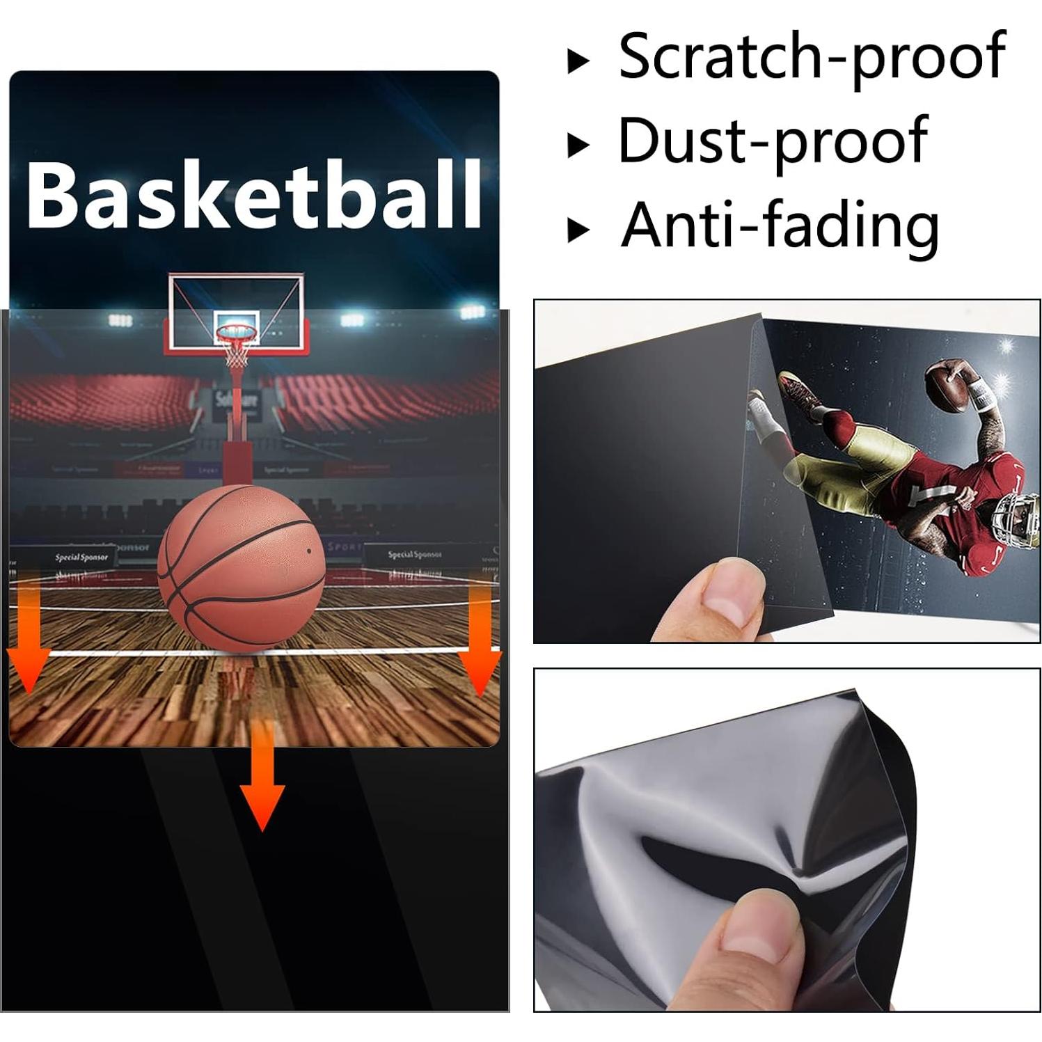 1000 Fundas Negras para Cartas Mlikero 66x91mm Alta Calidad