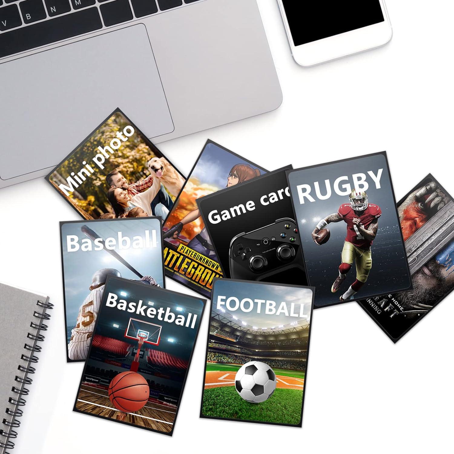 1000 Fundas Negras para Cartas Mlikero 66x91mm Alta Calidad