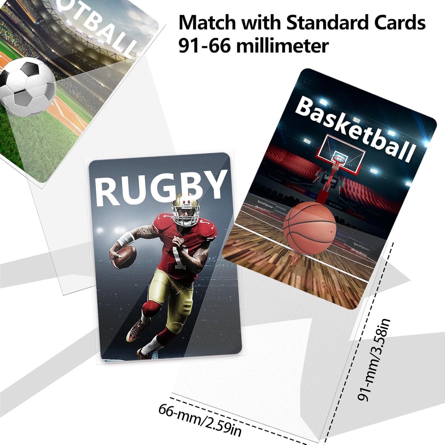 500 Fundas para Cartas Mlikero Mate Transparente 66x91mm