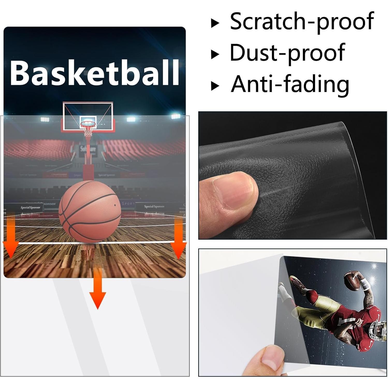 Fundas para cartas Mlikero 1000 unidades claras mate