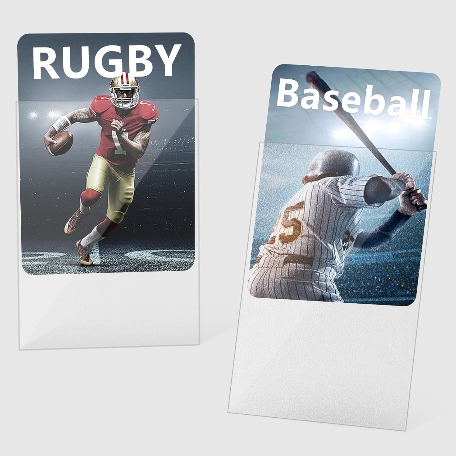 Fundas para cartas Mlikero 1000 unidades claras mate