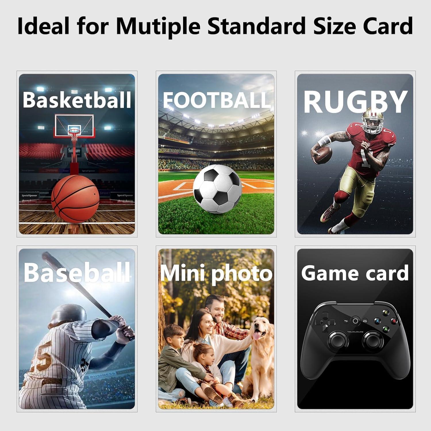 Fundas para cartas Mlikero 1000 unidades claras mate