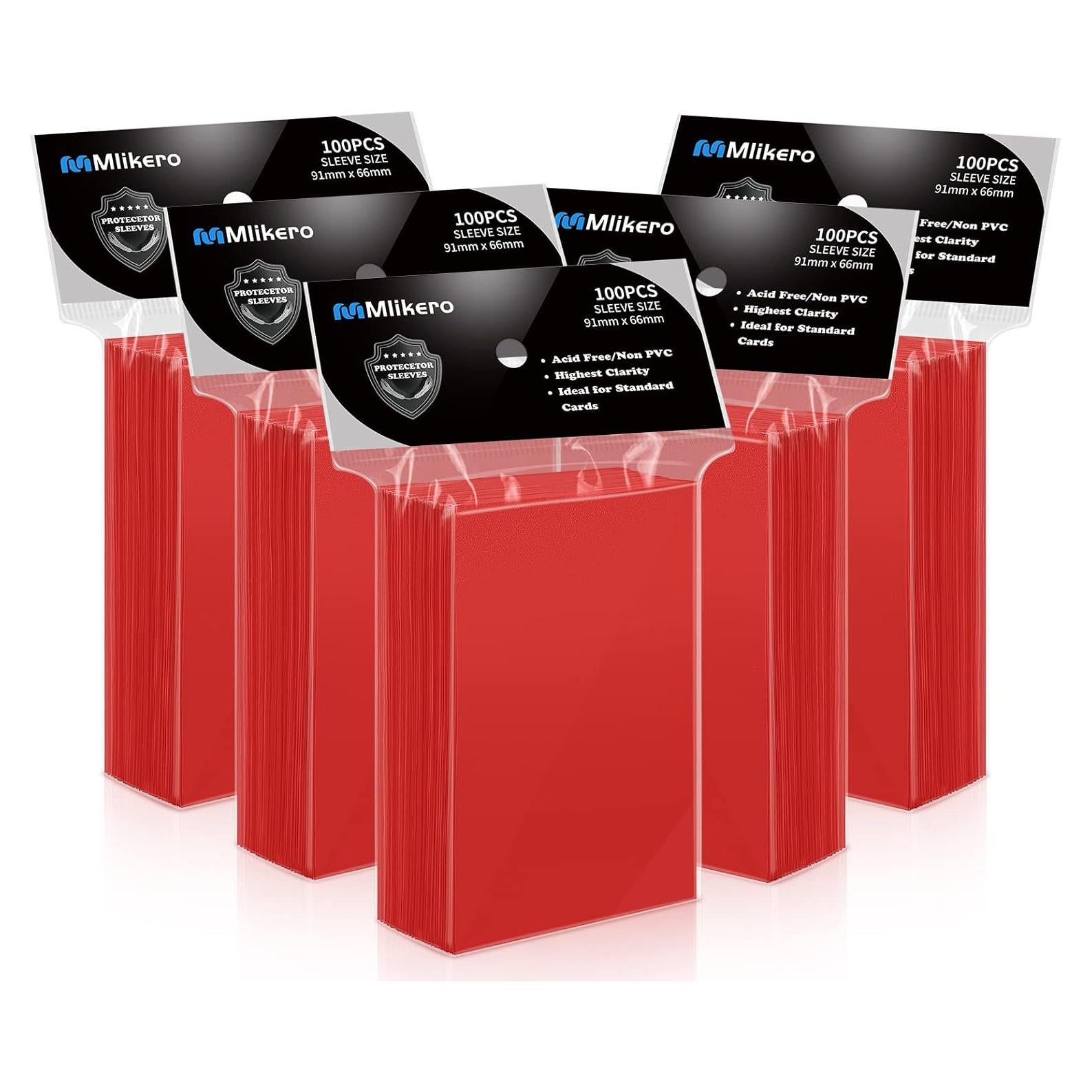 500 Fundas Rojas Mlikero para Cartas de Intercambio