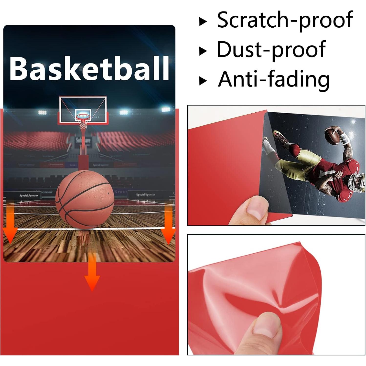 500 Fundas Rojas Mlikero para Cartas de Intercambio