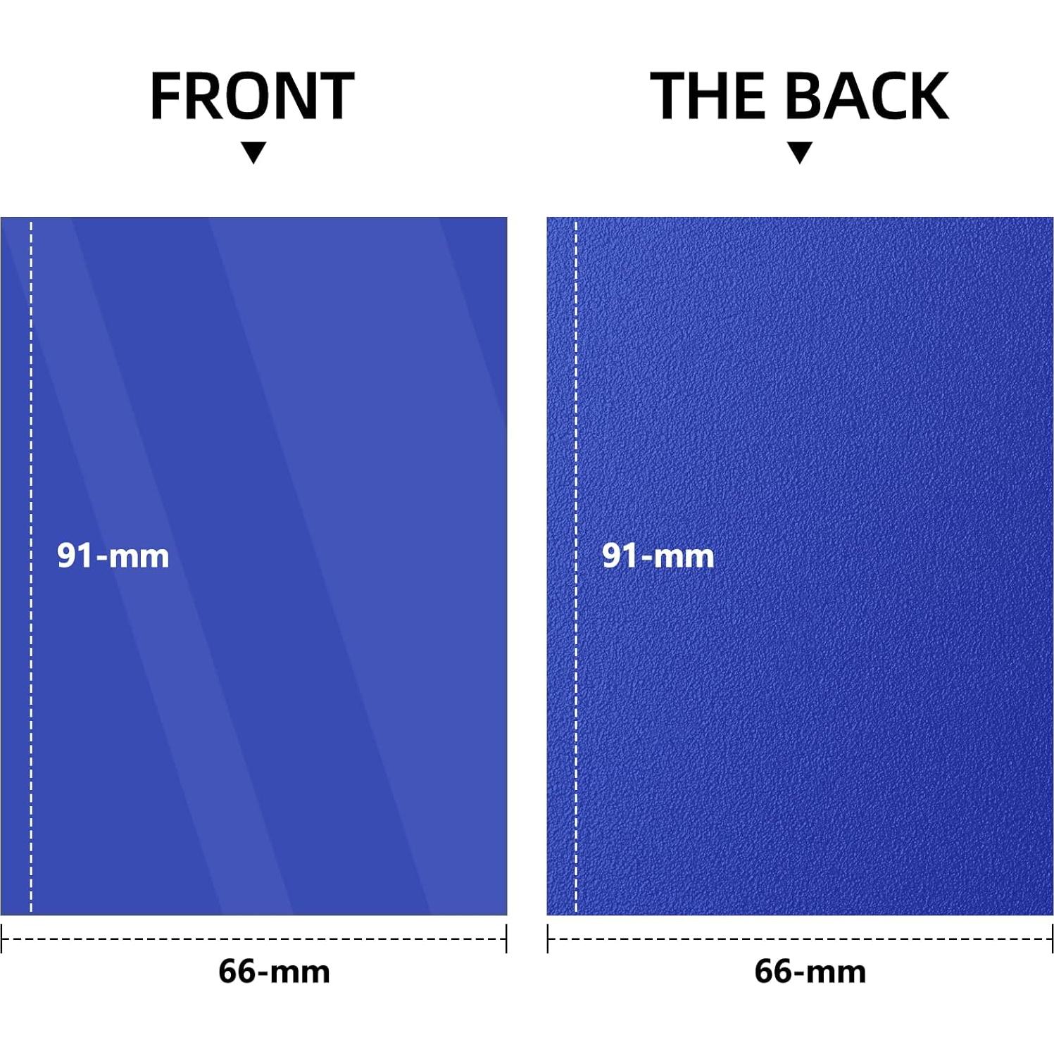 500 Fundas de Cartas Mlikero Azul Mate - Protección MTG