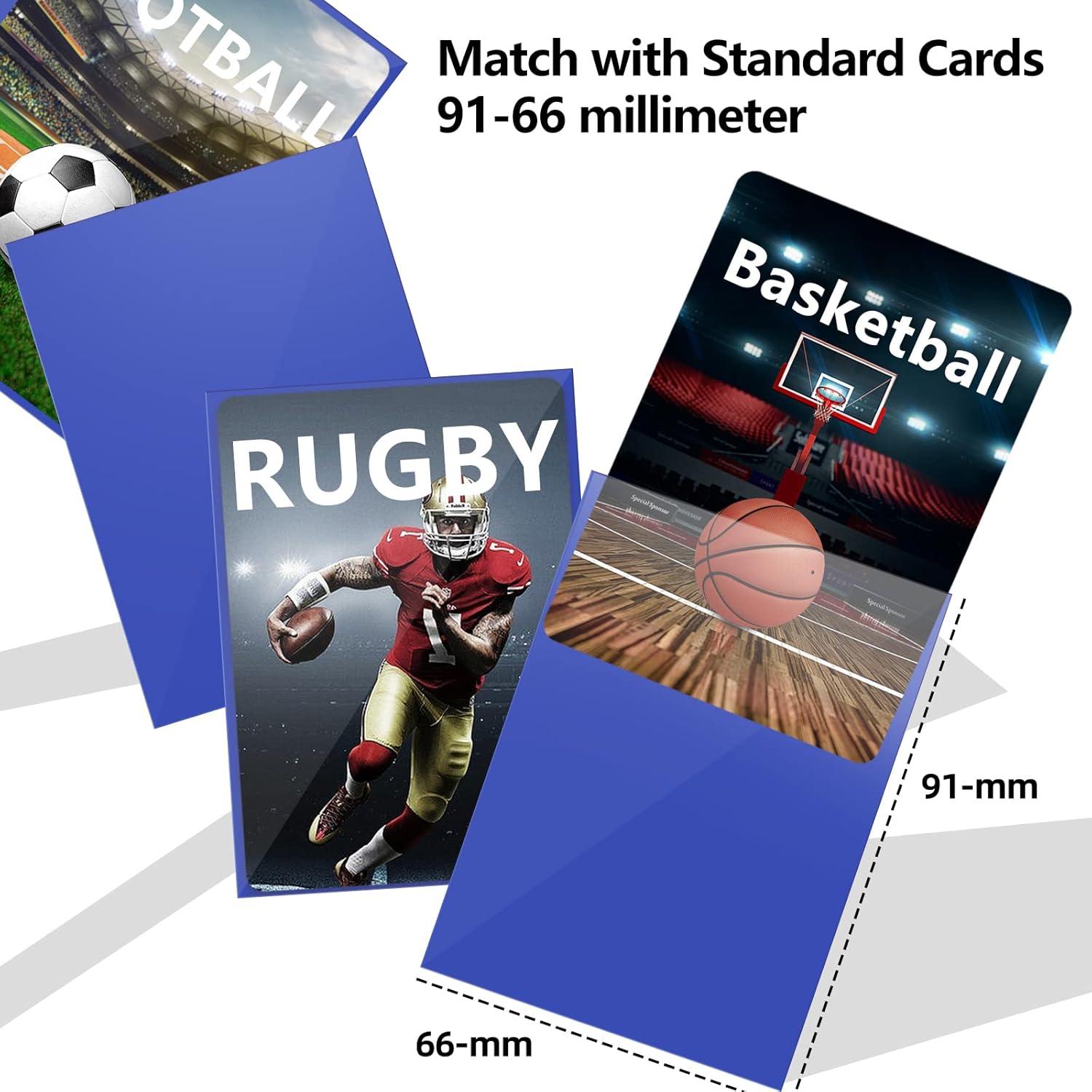 500 Fundas de Cartas Mlikero Azul Mate - Protección MTG