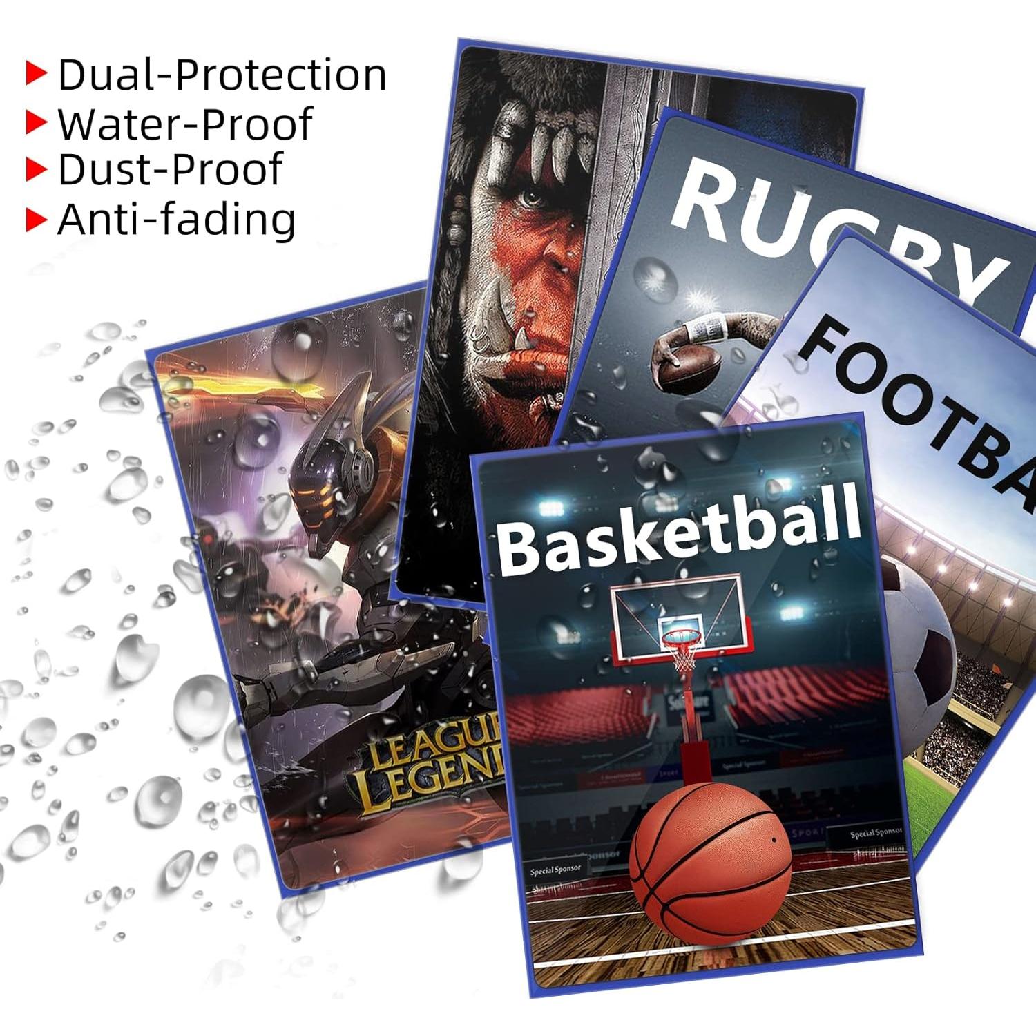 500 Fundas de Cartas Mlikero Azul Mate - Protección MTG