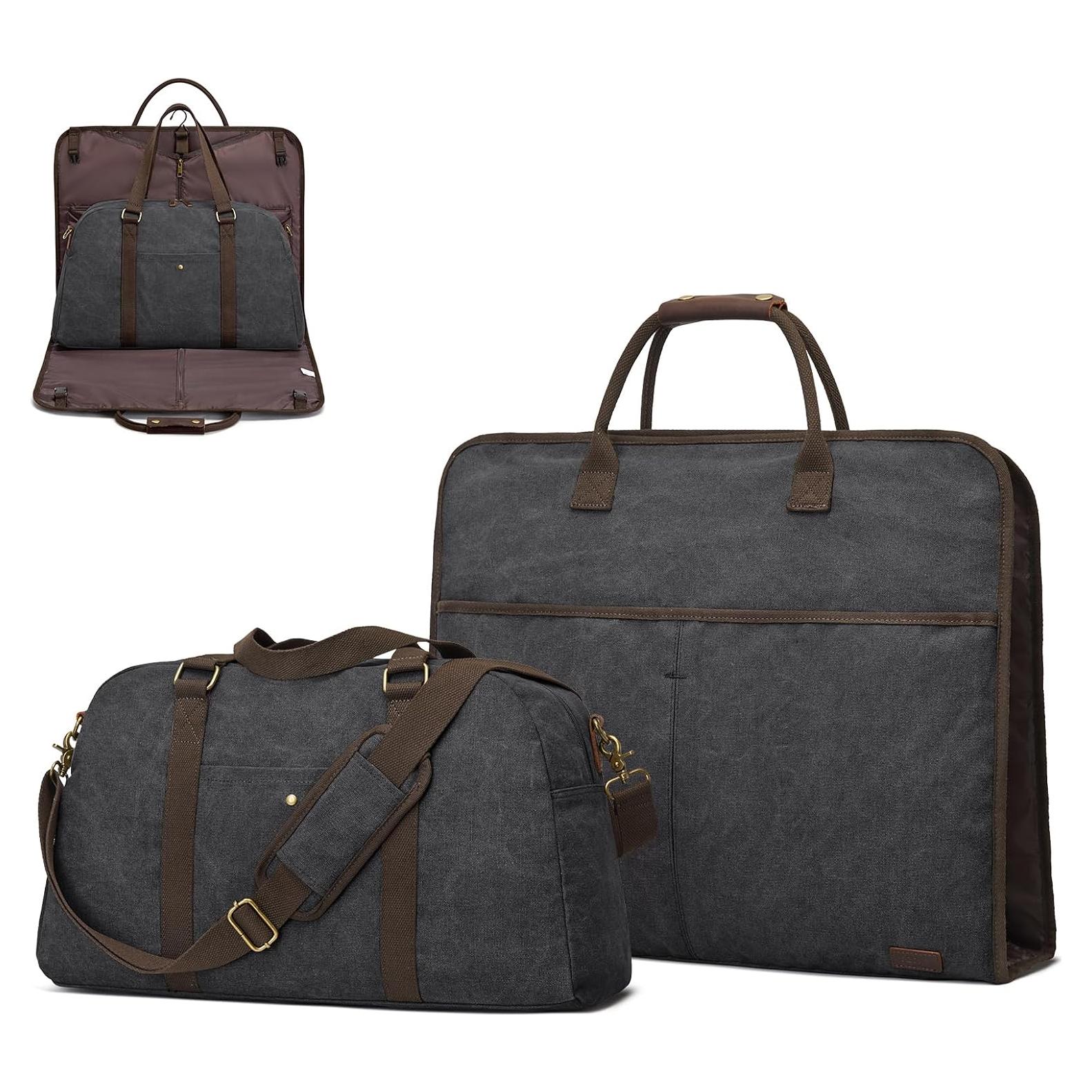 Bolsa de Viaje Duffle S-ZONE 2 en 1 Grande Negro 30L